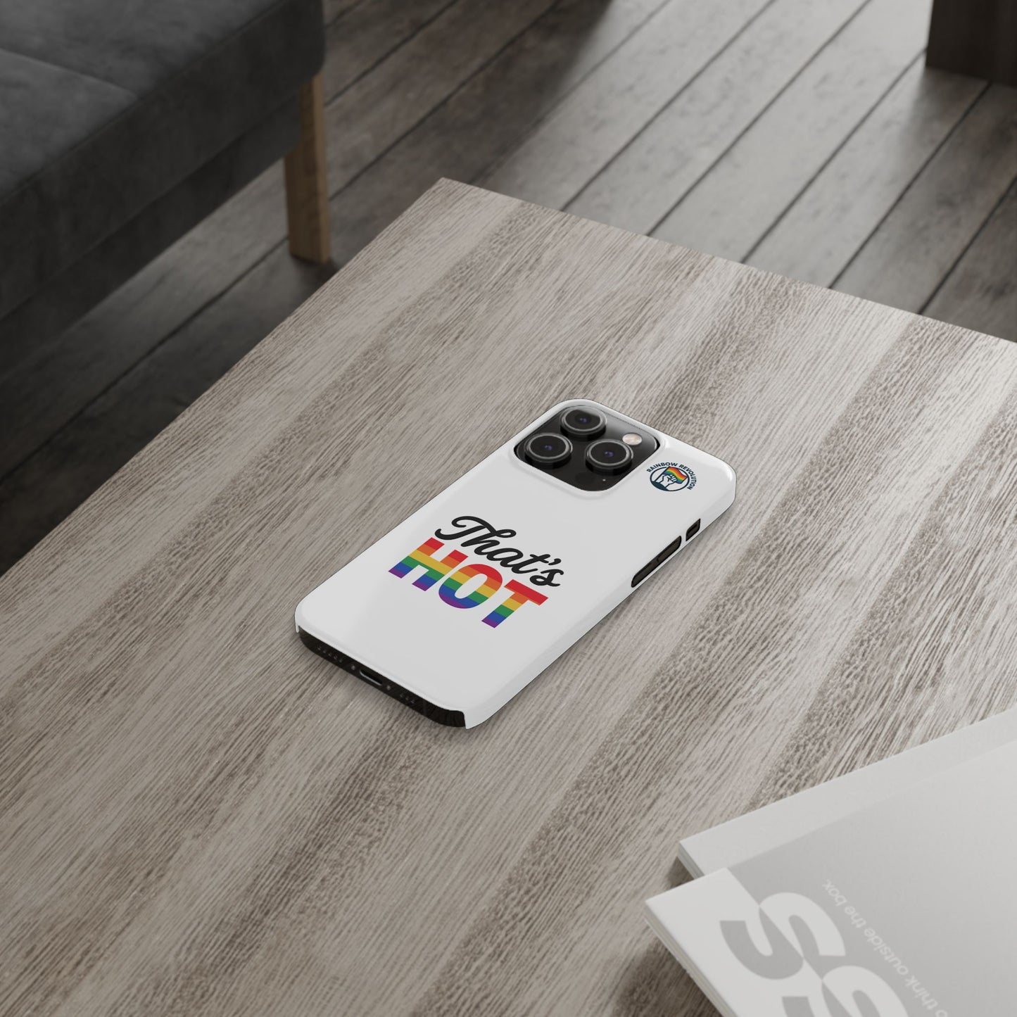 Rainbow Pride Slim Phone Cases | LGBTQ+ Accessories, Gifts for Friends, Trendy Phone Cover, Summer Vibes