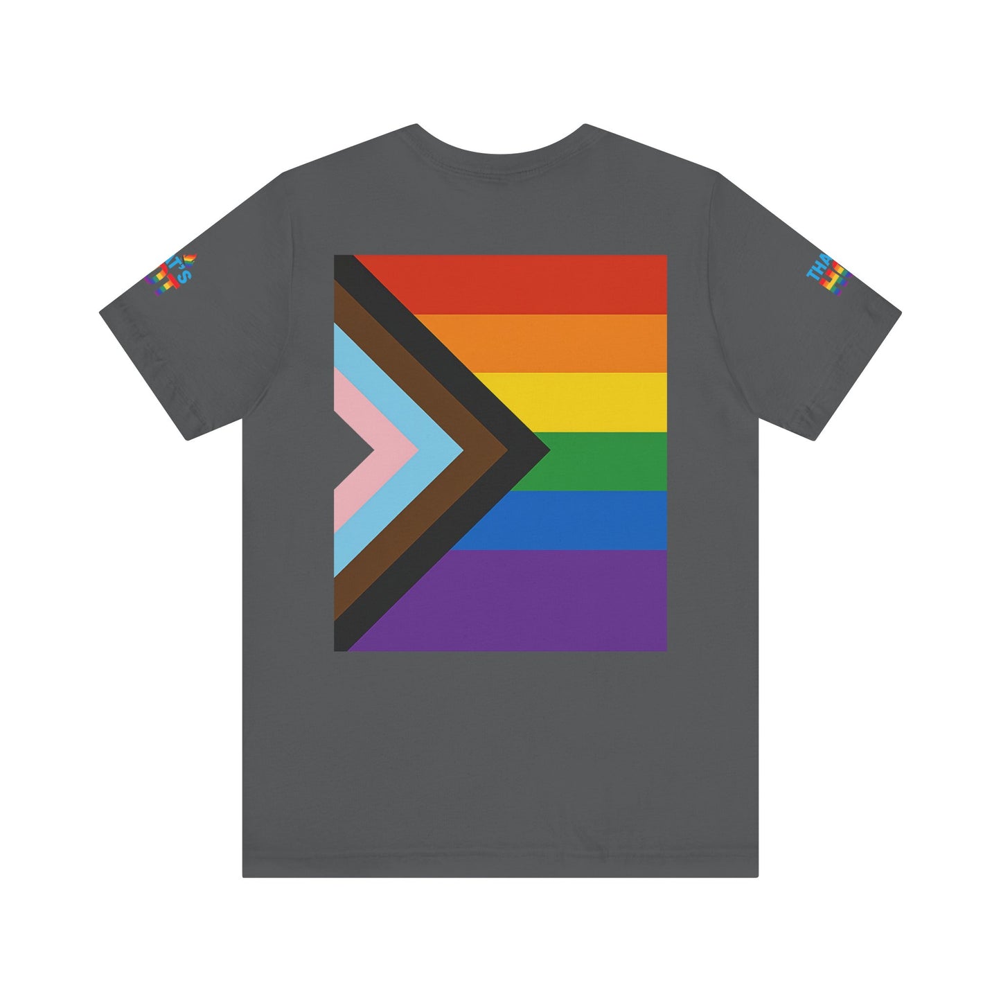 Pride Rainbow Tee, Unisex Short Sleeve Shirt, LGBTQ+ Apparel, Comfortable Summer Top, Celebratory Outfit, Gift for Allies