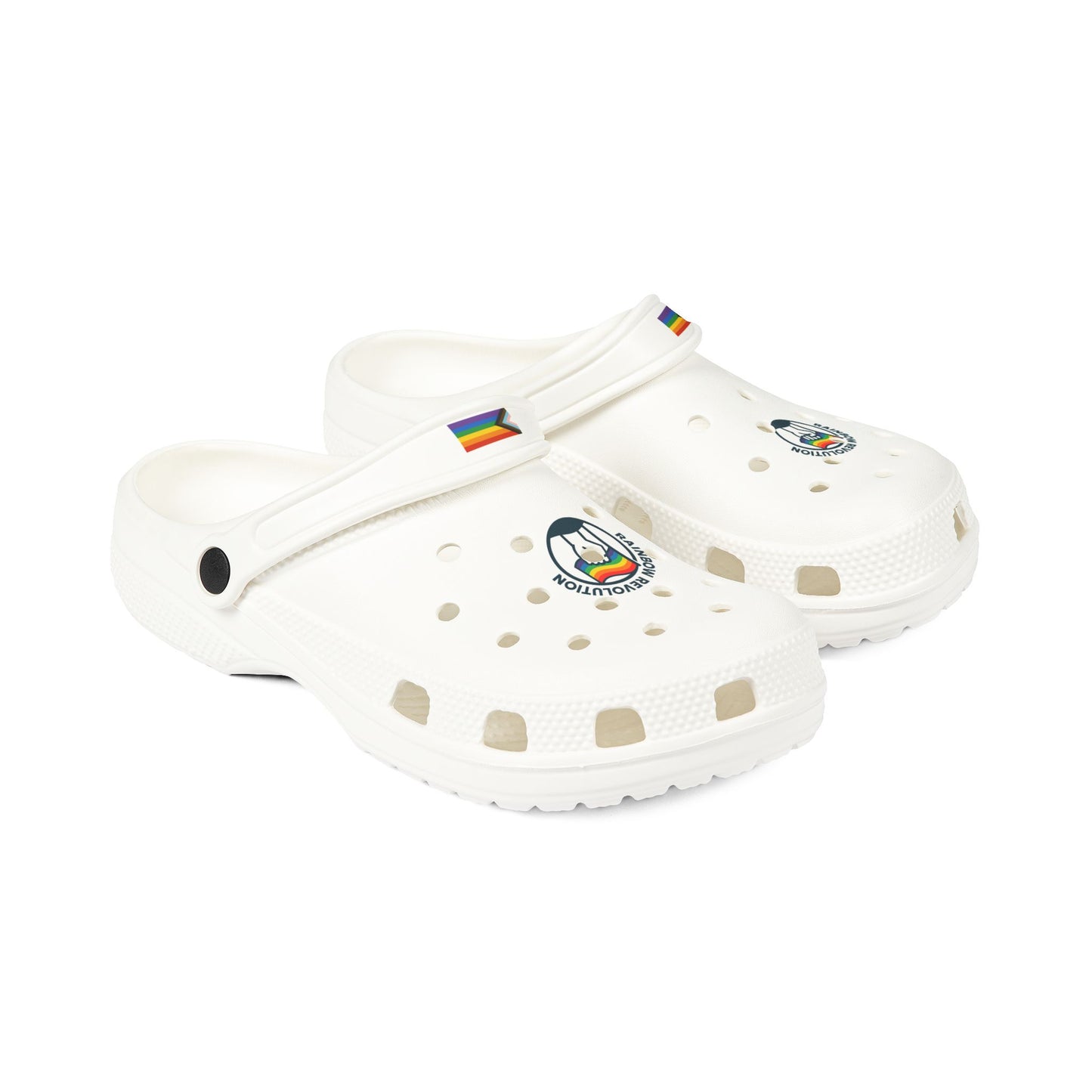 Colorful AOP EVA Foam Shoes, Fun Sliders, Casual Slip-Ons, Comfortable Outdoor Footwear, Summer Essentials, Pride Accessories