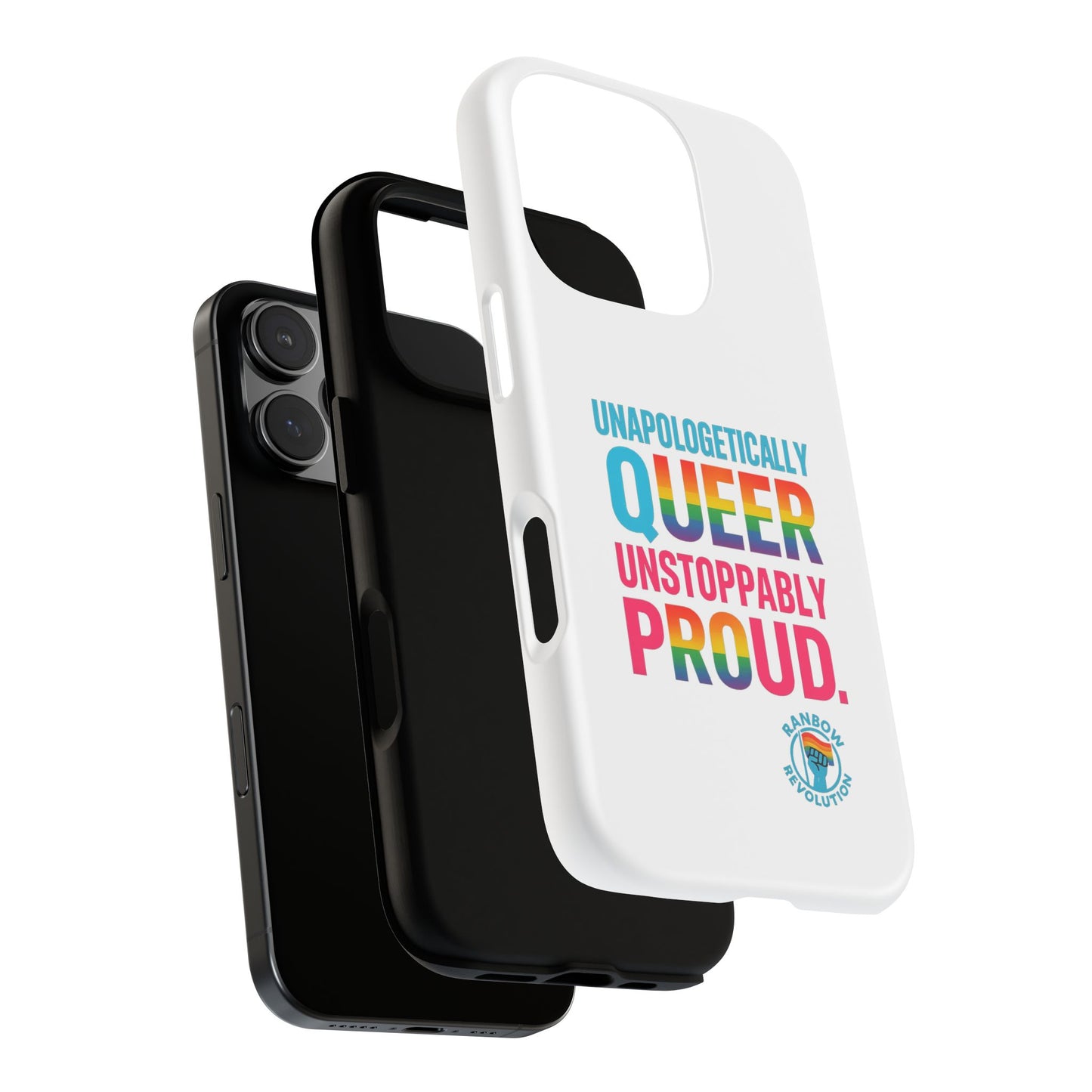 Pride Phone Case - Unapologetically Queer, LGBTQ+ Accessory, Colorful Phone Cover, Rainbow Gift, Queer Pride