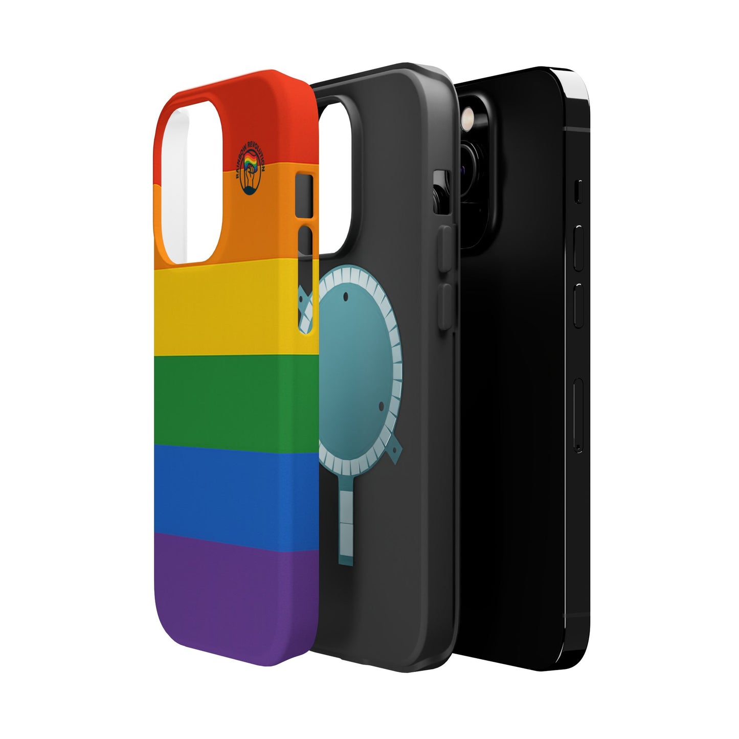 Rainbow Pride Magnetic Phone Case | LGBTQ+ Accessories, Colorful Phone Protection, Gift for Pride Month, Unique Cell Cover