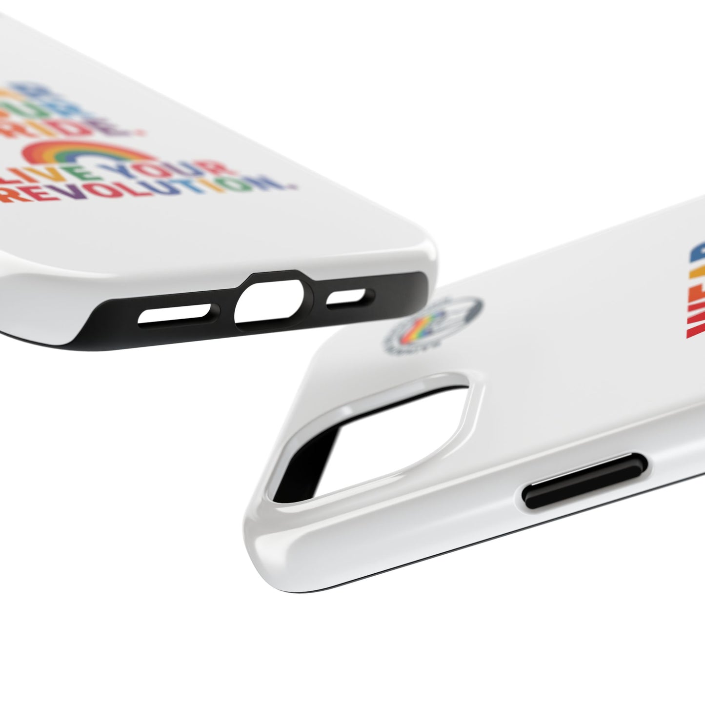 Pride Phone Cases - Wear Your Pride, Live Your Revolution - LGBTQ+ Accessories, Colorful Cases, Gift for Pride Month, Support Equality