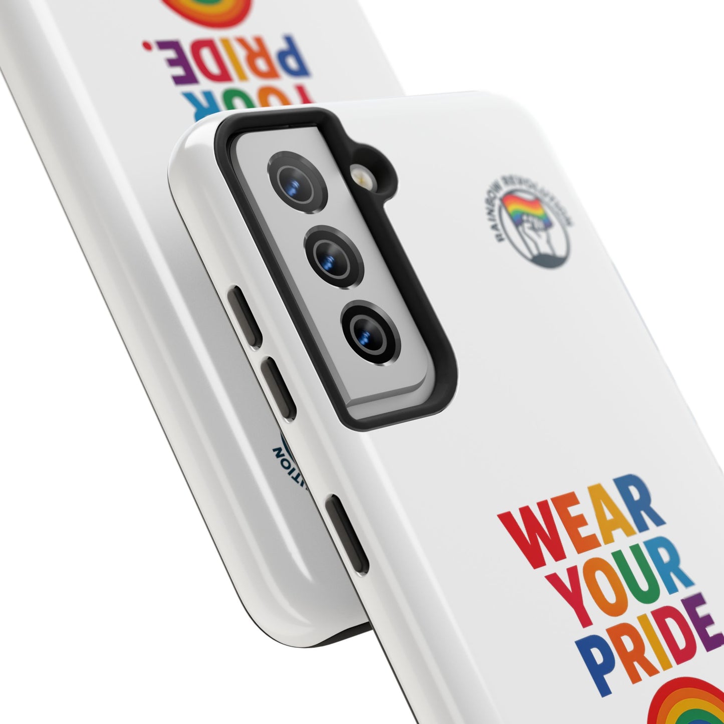 Pride Phone Cases - Wear Your Pride, Live Your Revolution - LGBTQ+ Accessories, Colorful Cases, Gift for Pride Month, Support Equality