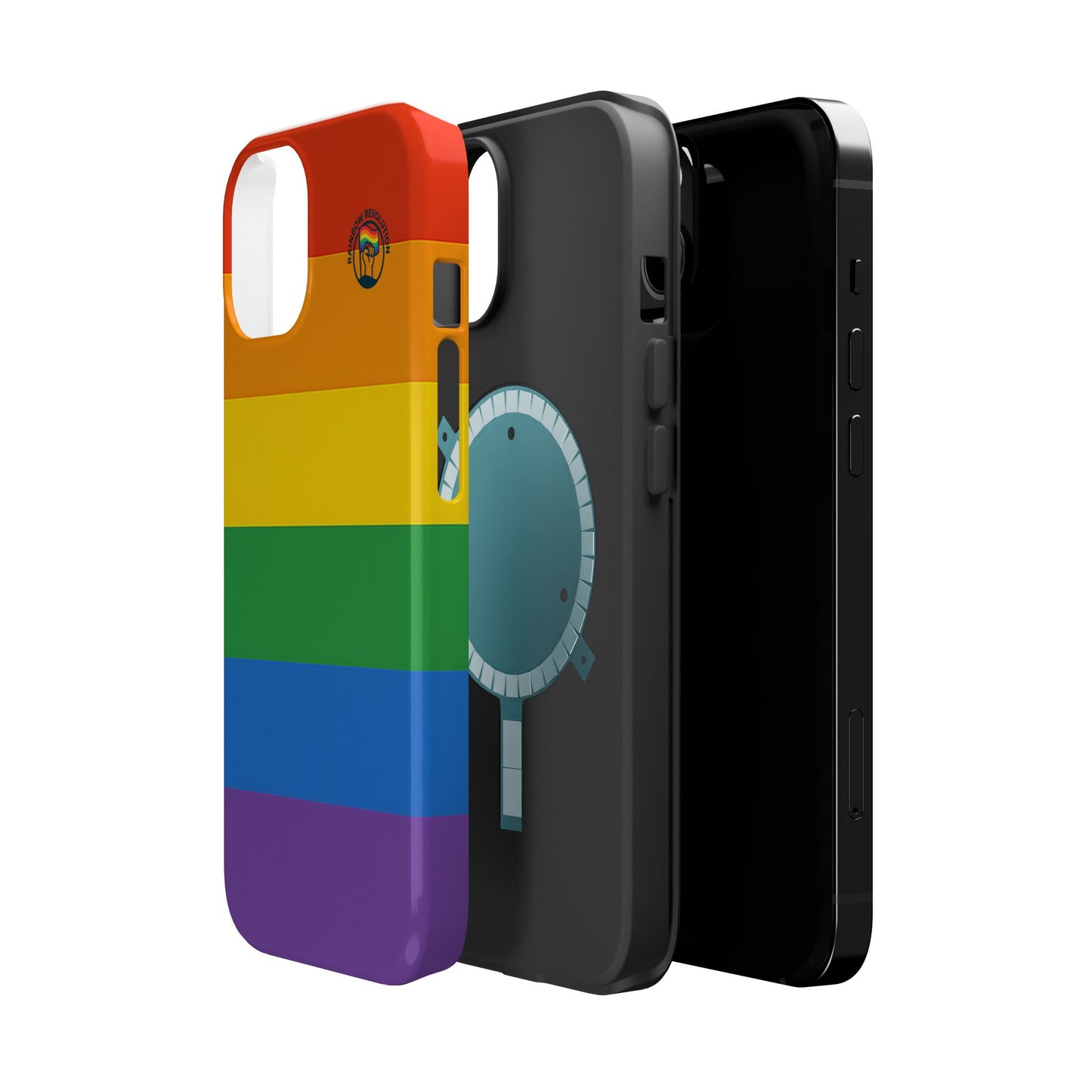 Rainbow Pride Magnetic Phone Case | LGBTQ+ Accessories, Colorful Phone Protection, Gift for Pride Month, Unique Cell Cover