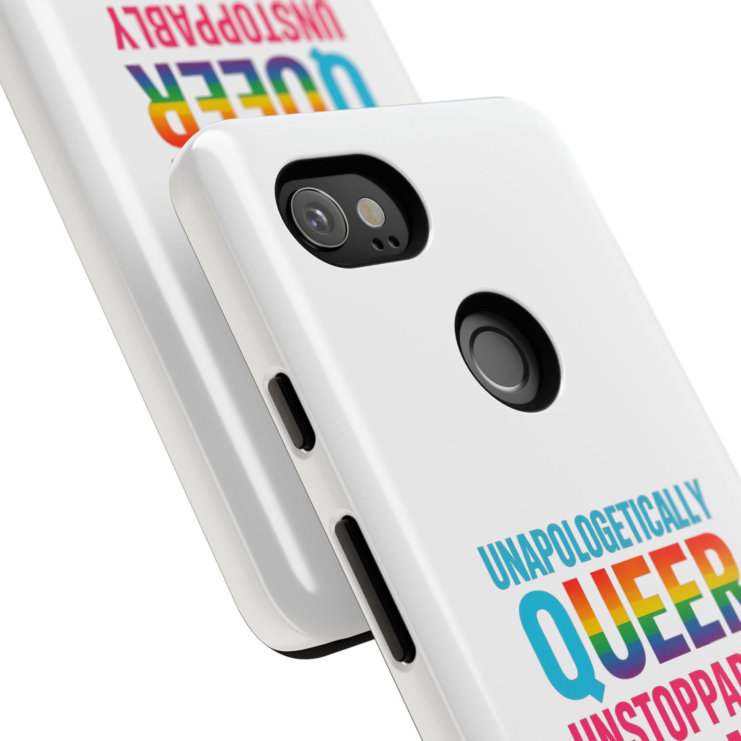 Pride Phone Case - Unapologetically Queer, LGBTQ+ Accessory, Colorful Phone Cover, Rainbow Gift, Queer Pride