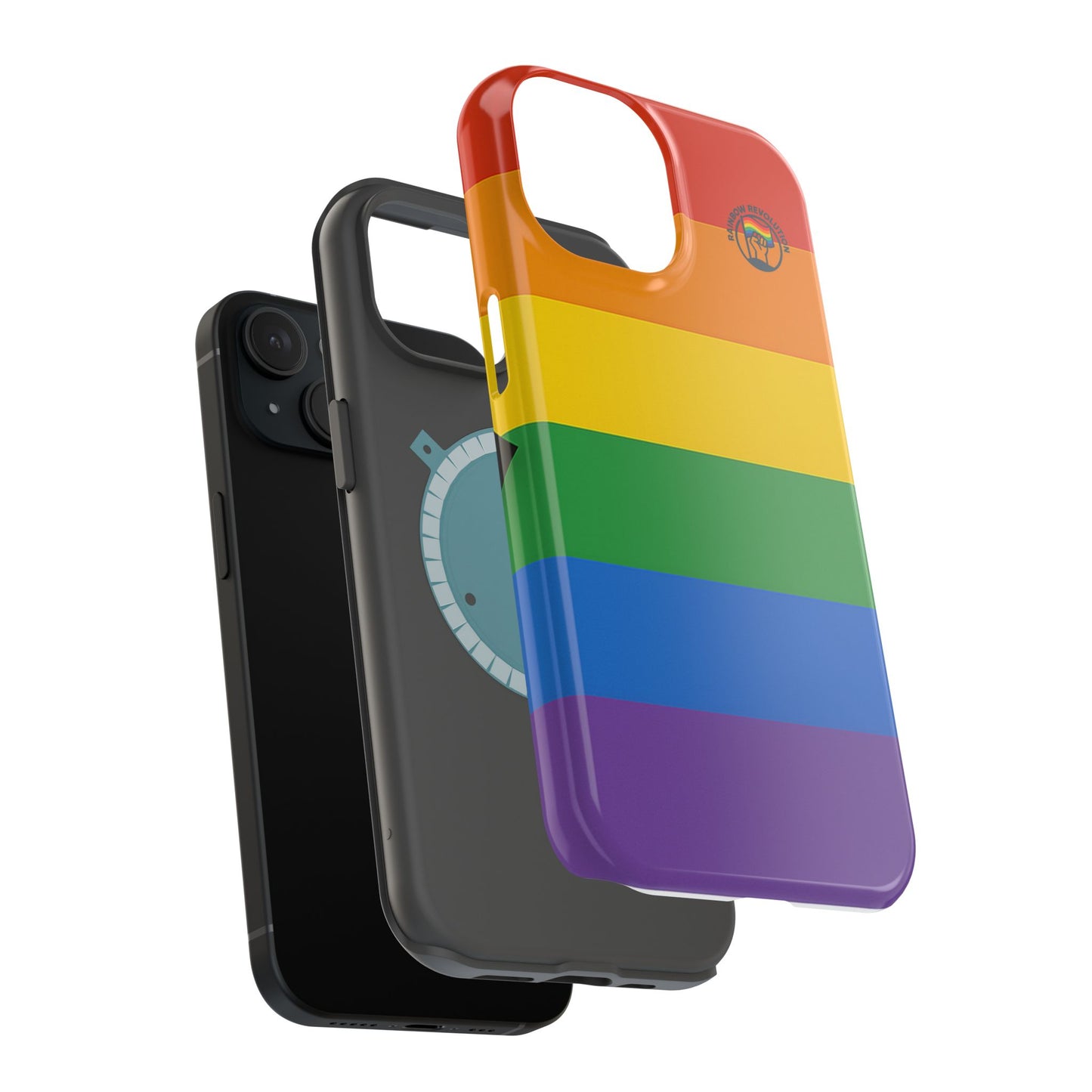 Rainbow Pride Magnetic Phone Case | LGBTQ+ Accessories, Colorful Phone Protection, Gift for Pride Month, Unique Cell Cover