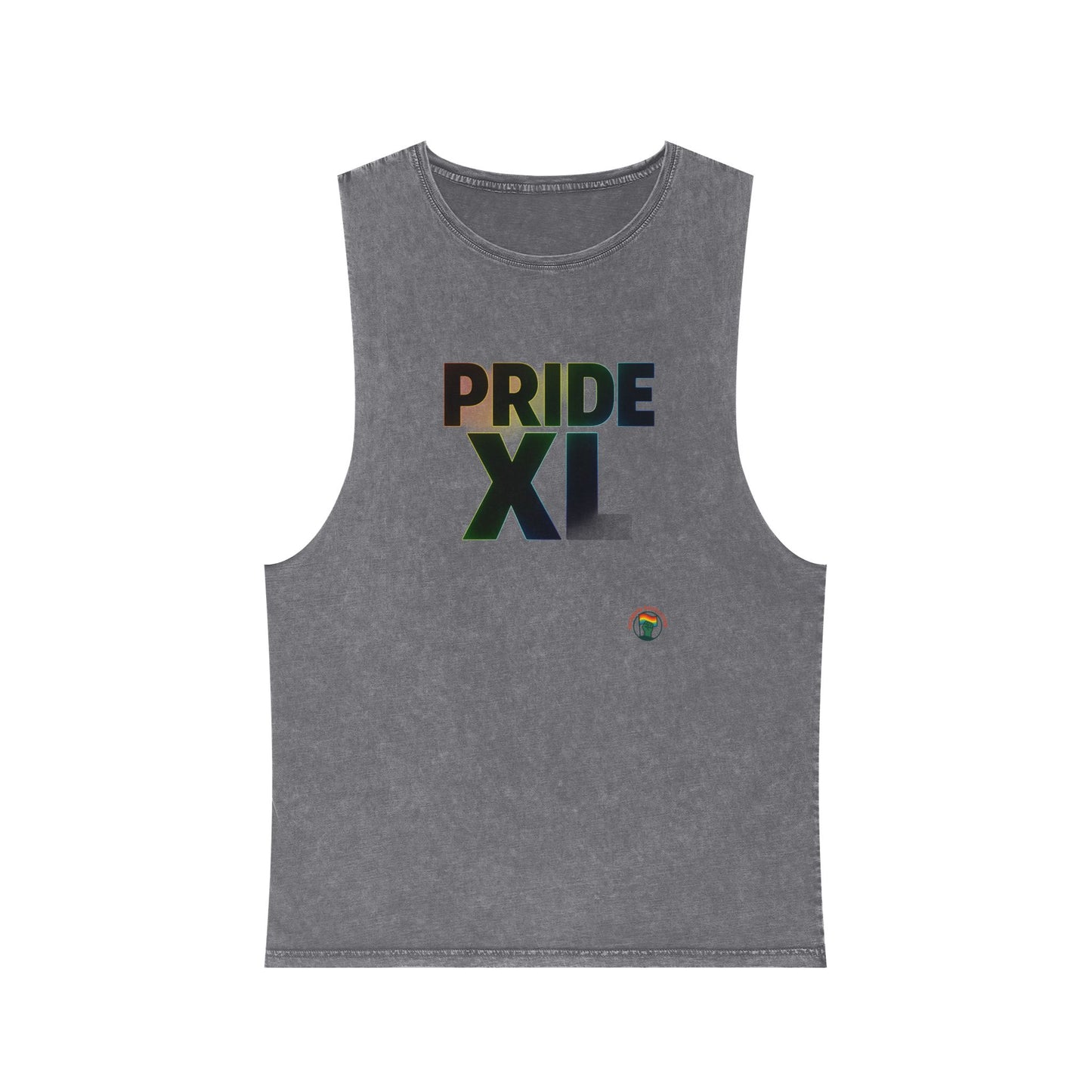 Pride Stonewash Tank Top, Unisex Pride Shirt, LGBTQ+ Apparel, Summer Pride Wear, Festival Outfit, Gay Pride Clothing