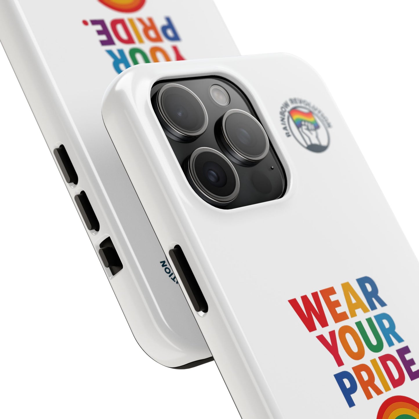 Pride Phone Cases - Wear Your Pride, Live Your Revolution - LGBTQ+ Accessories, Colorful Cases, Gift for Pride Month, Support Equality