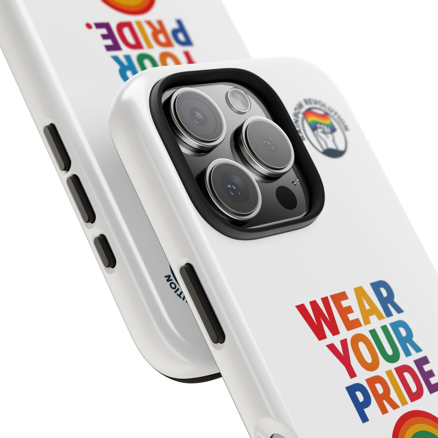 Pride Phone Cases - Wear Your Pride, Live Your Revolution - LGBTQ+ Accessories, Colorful Cases, Gift for Pride Month, Support Equality