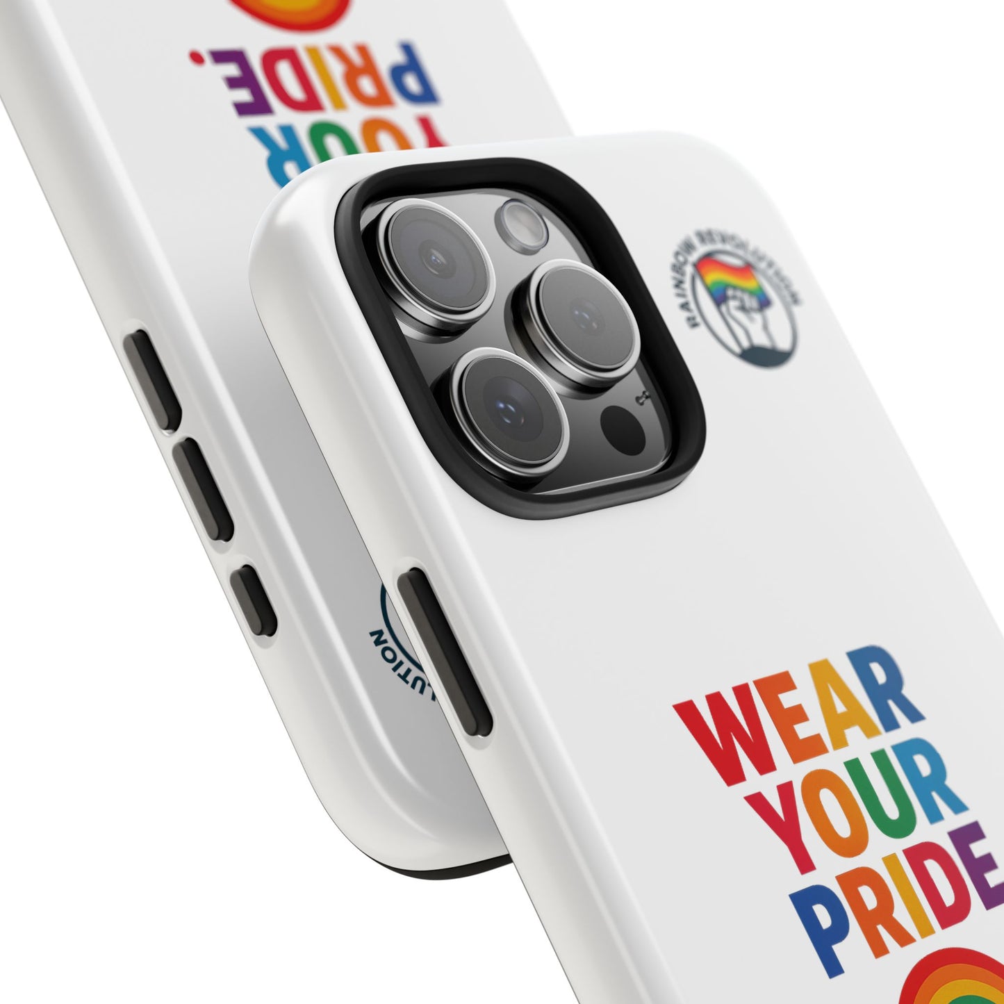 Pride Phone Cases - Wear Your Pride, Live Your Revolution - LGBTQ+ Accessories, Colorful Cases, Gift for Pride Month, Support Equality