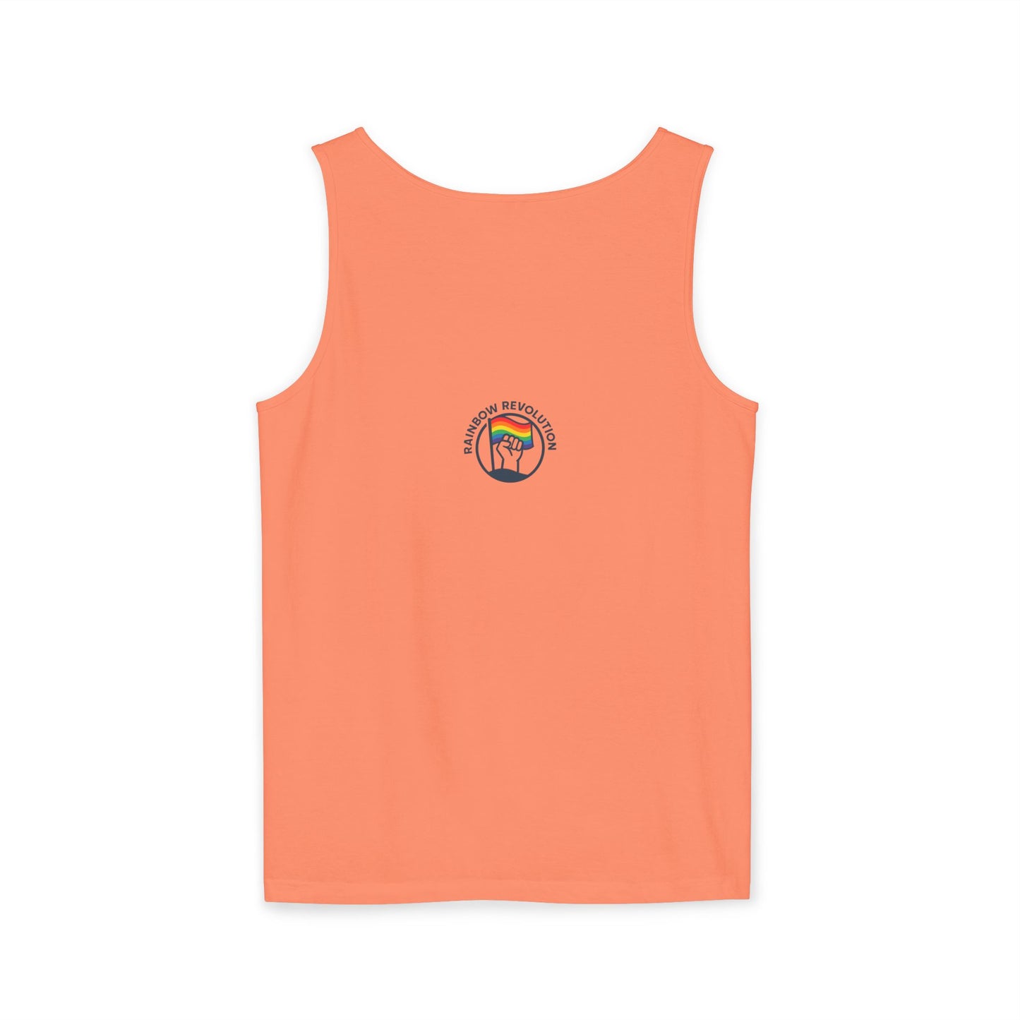 Pride Flame Tank Top | Unisex Garment-Dyed Tank, LGBTQ+ Apparel, Colorful Summer Wear, Festival Clothing, Gay Pride Merchandise