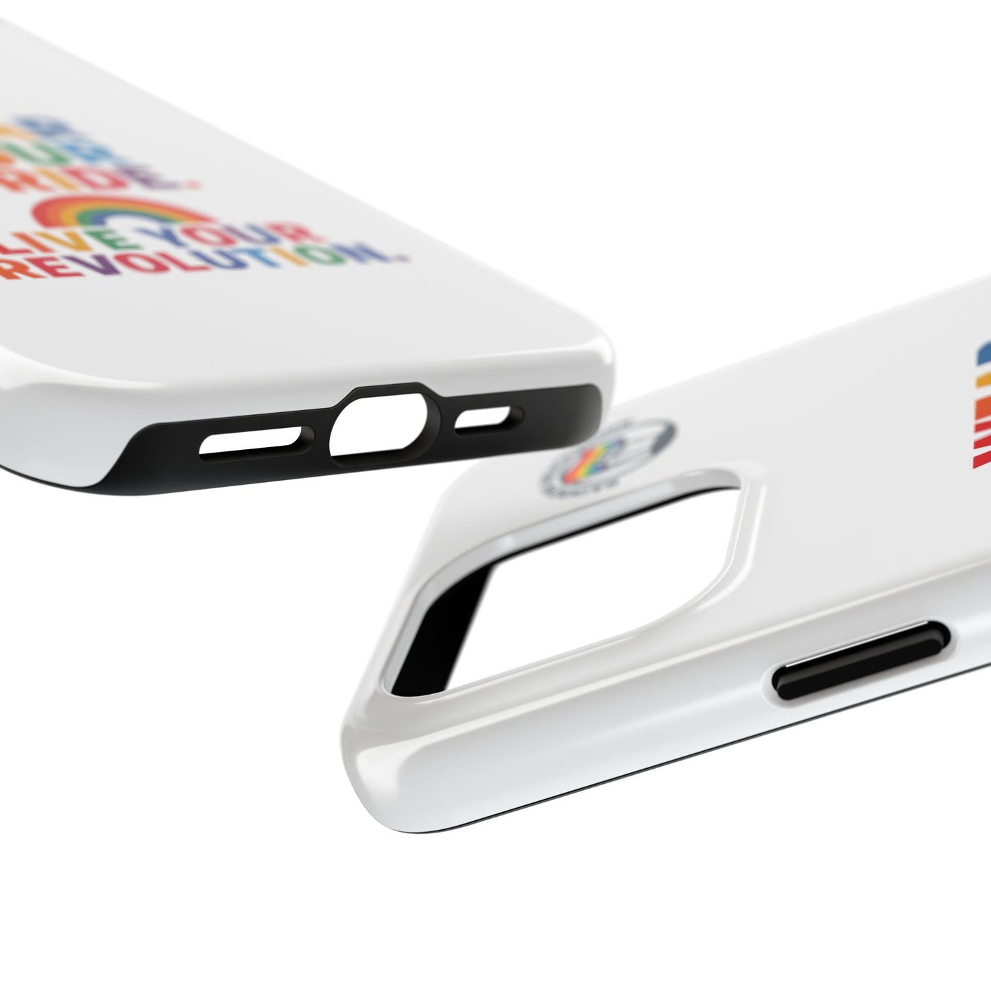 Pride Phone Cases - Wear Your Pride, Live Your Revolution - LGBTQ+ Accessories, Colorful Cases, Gift for Pride Month, Support Equality