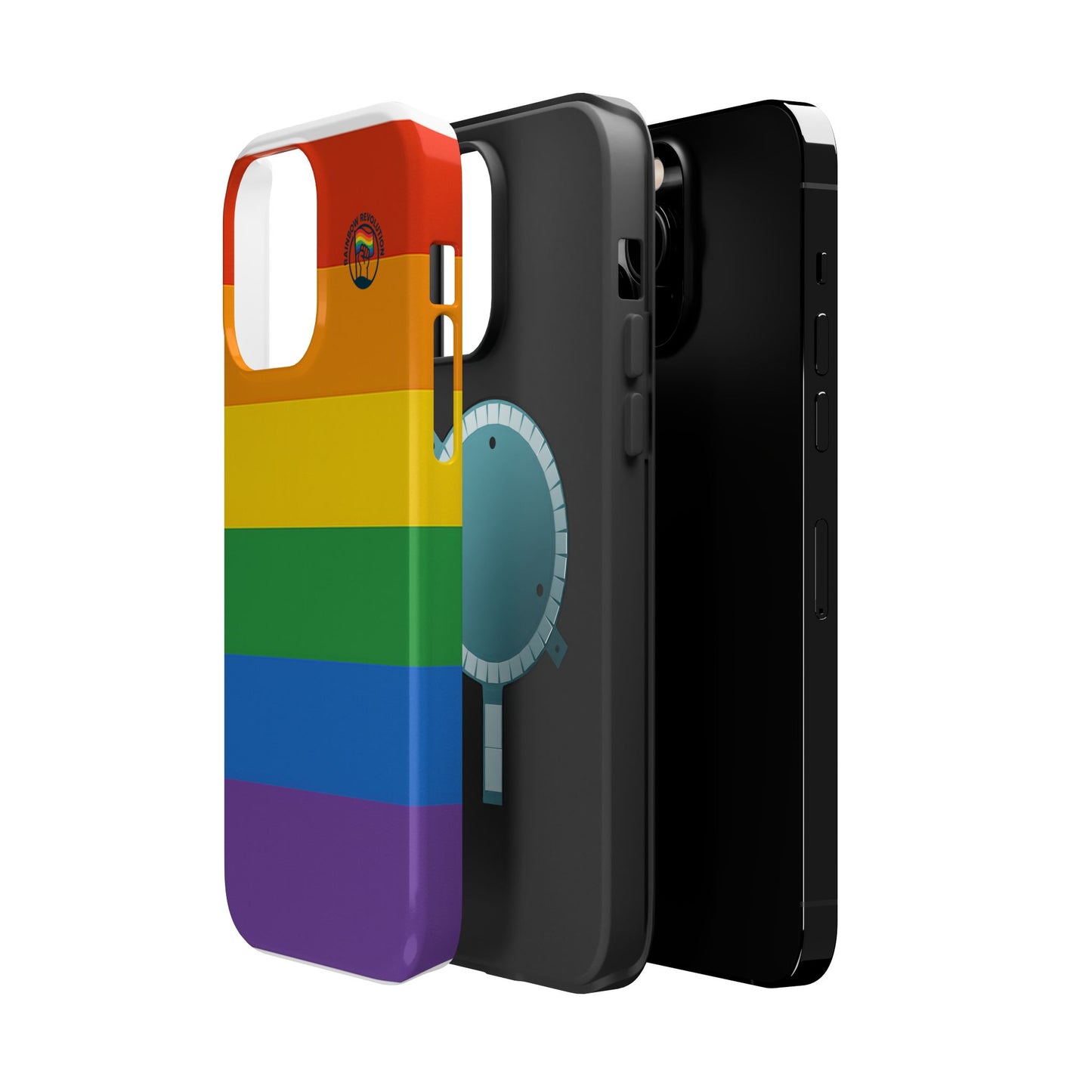 Rainbow Pride Magnetic Phone Case | LGBTQ+ Accessories, Colorful Phone Protection, Gift for Pride Month, Unique Cell Cover