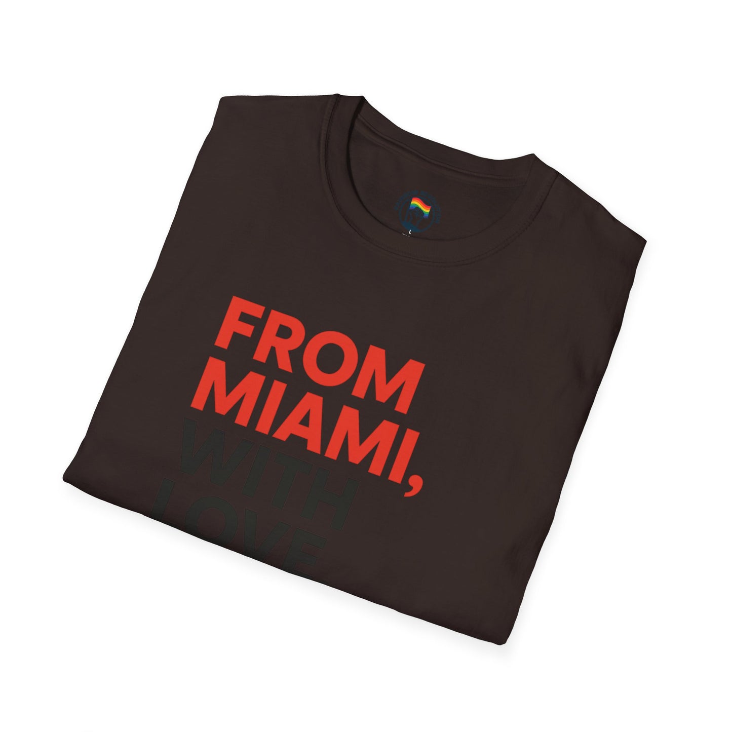 Miami Love Unisex T-Shirt, Casual Tee, Travel Souvenir, Gift for Him or Her, Statement Shirt, Summer Wear