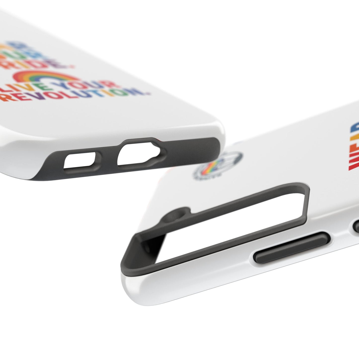 Pride Phone Cases - Wear Your Pride, Live Your Revolution - LGBTQ+ Accessories, Colorful Cases, Gift for Pride Month, Support Equality