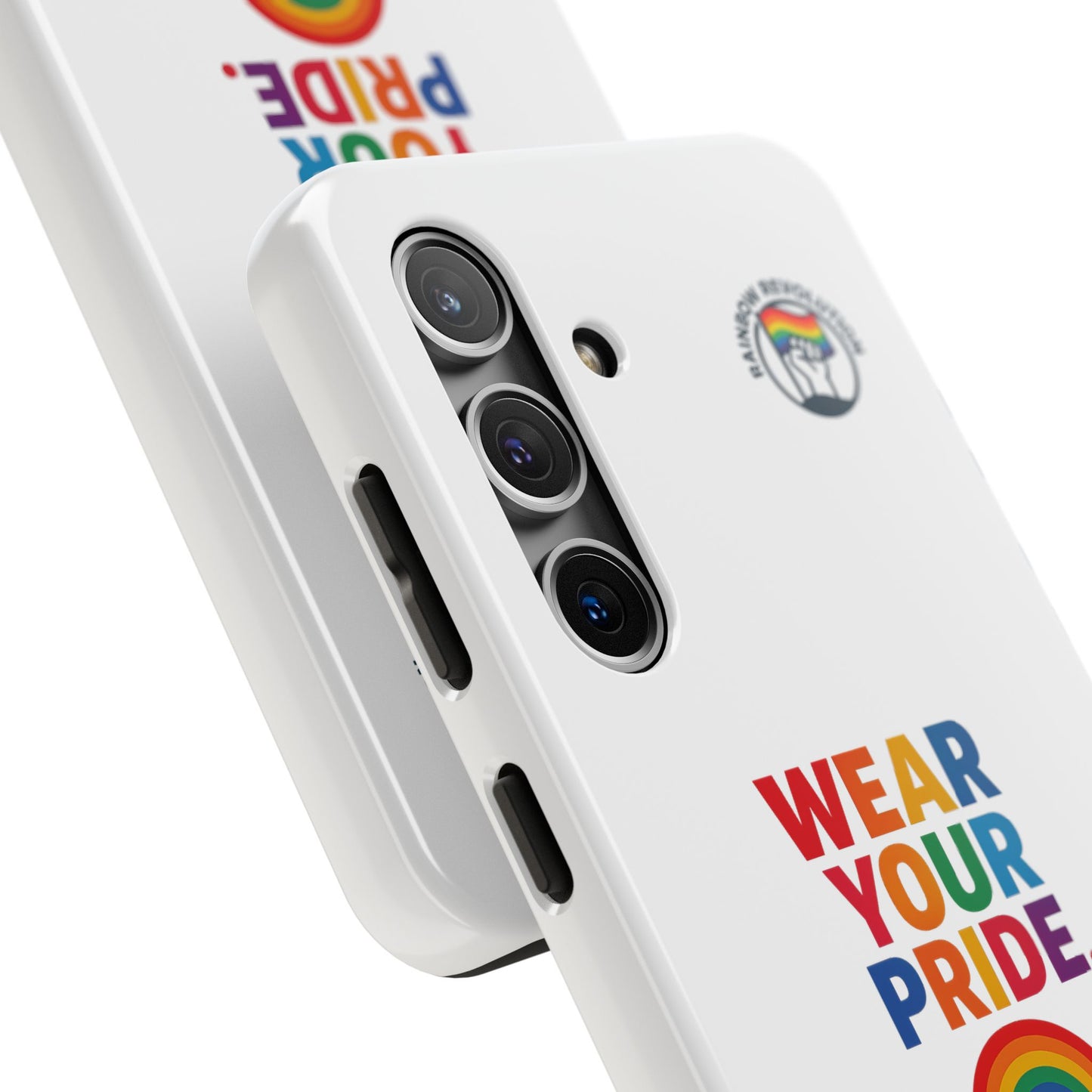 Pride Phone Cases - Wear Your Pride, Live Your Revolution - LGBTQ+ Accessories, Colorful Cases, Gift for Pride Month, Support Equality