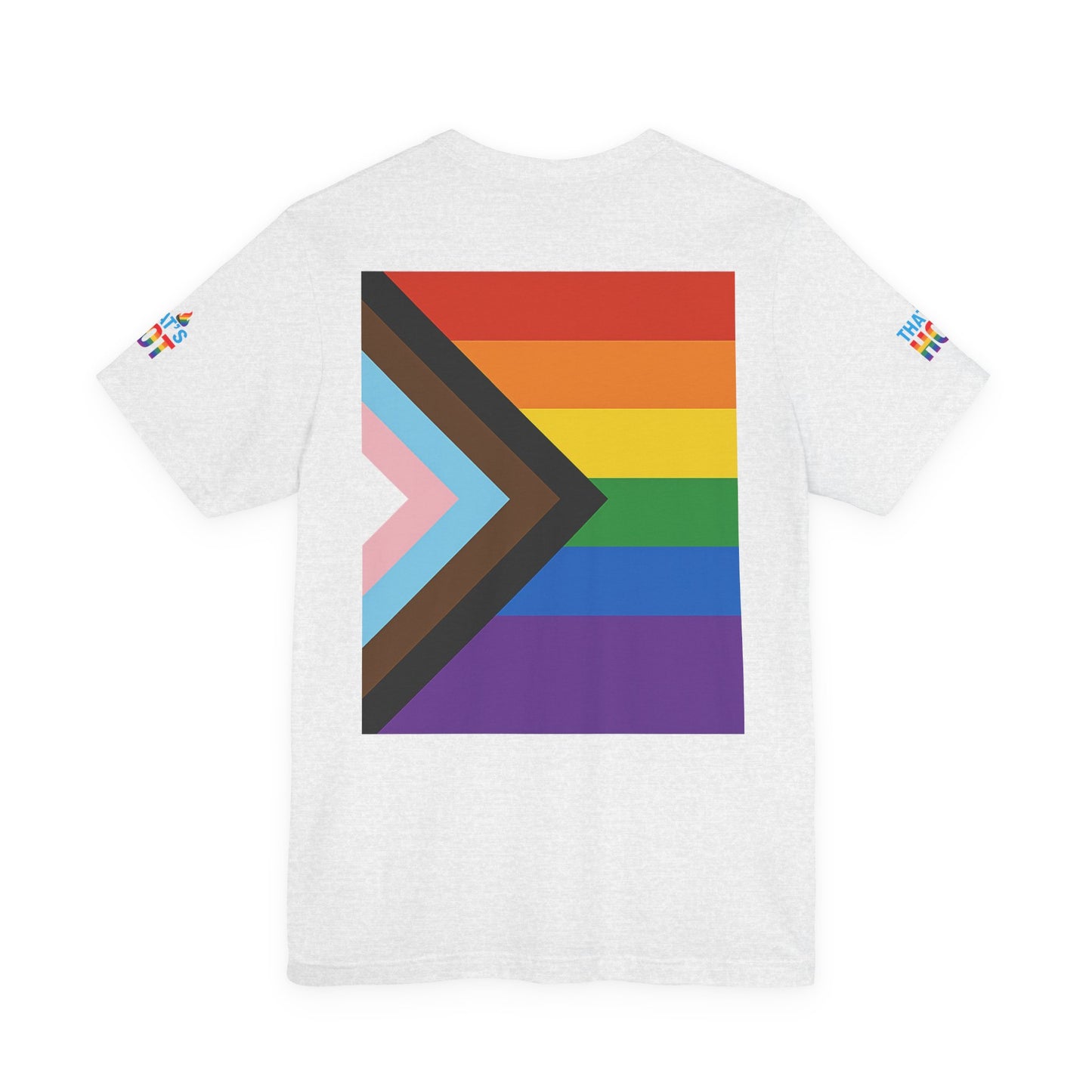 Pride Rainbow Tee, Unisex Short Sleeve Shirt, LGBTQ+ Apparel, Comfortable Summer Top, Celebratory Outfit, Gift for Allies