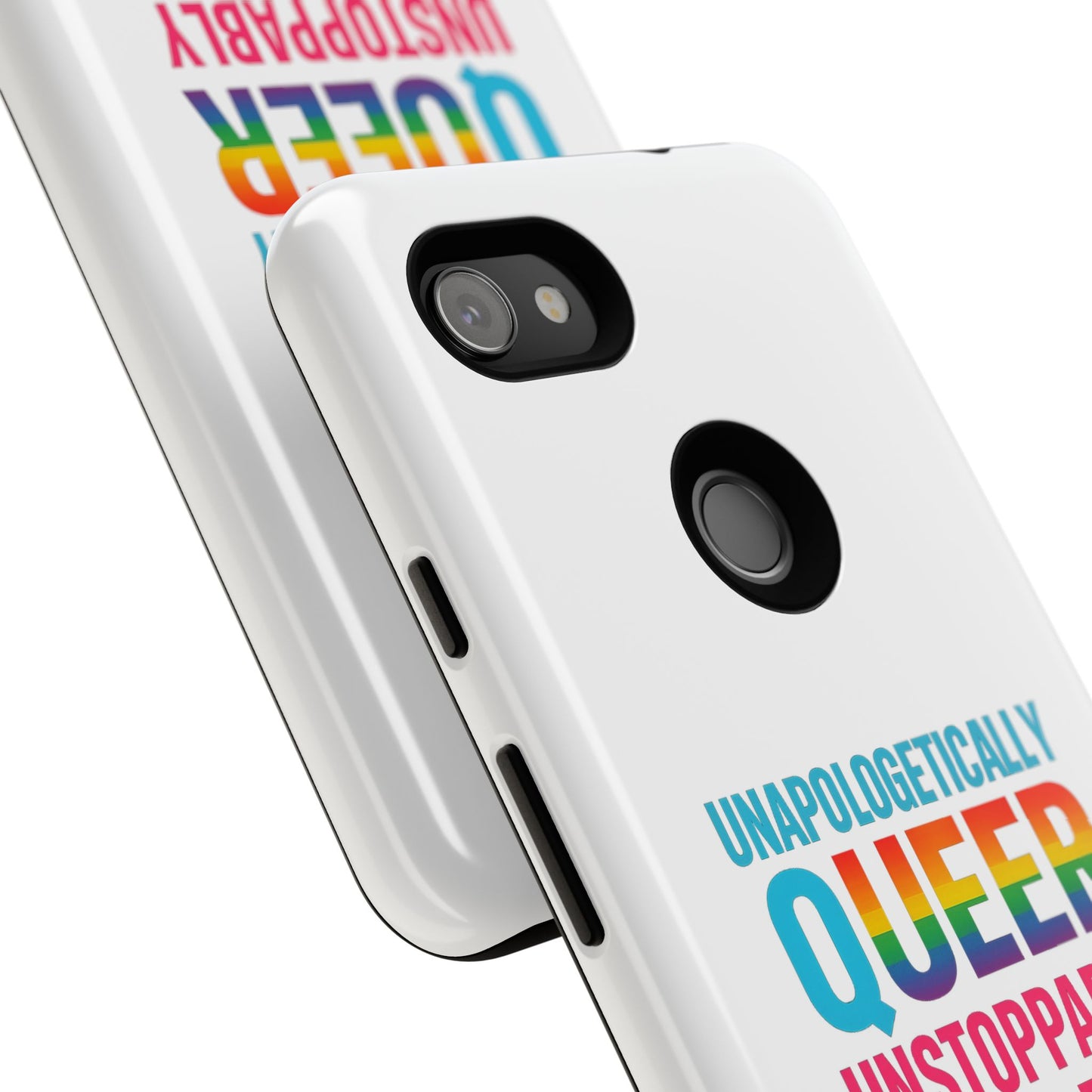 Pride Phone Case - Unapologetically Queer, LGBTQ+ Accessory, Colorful Phone Cover, Rainbow Gift, Queer Pride