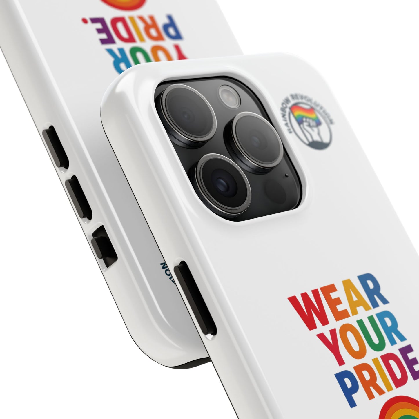 Pride Phone Cases - Wear Your Pride, Live Your Revolution - LGBTQ+ Accessories, Colorful Cases, Gift for Pride Month, Support Equality