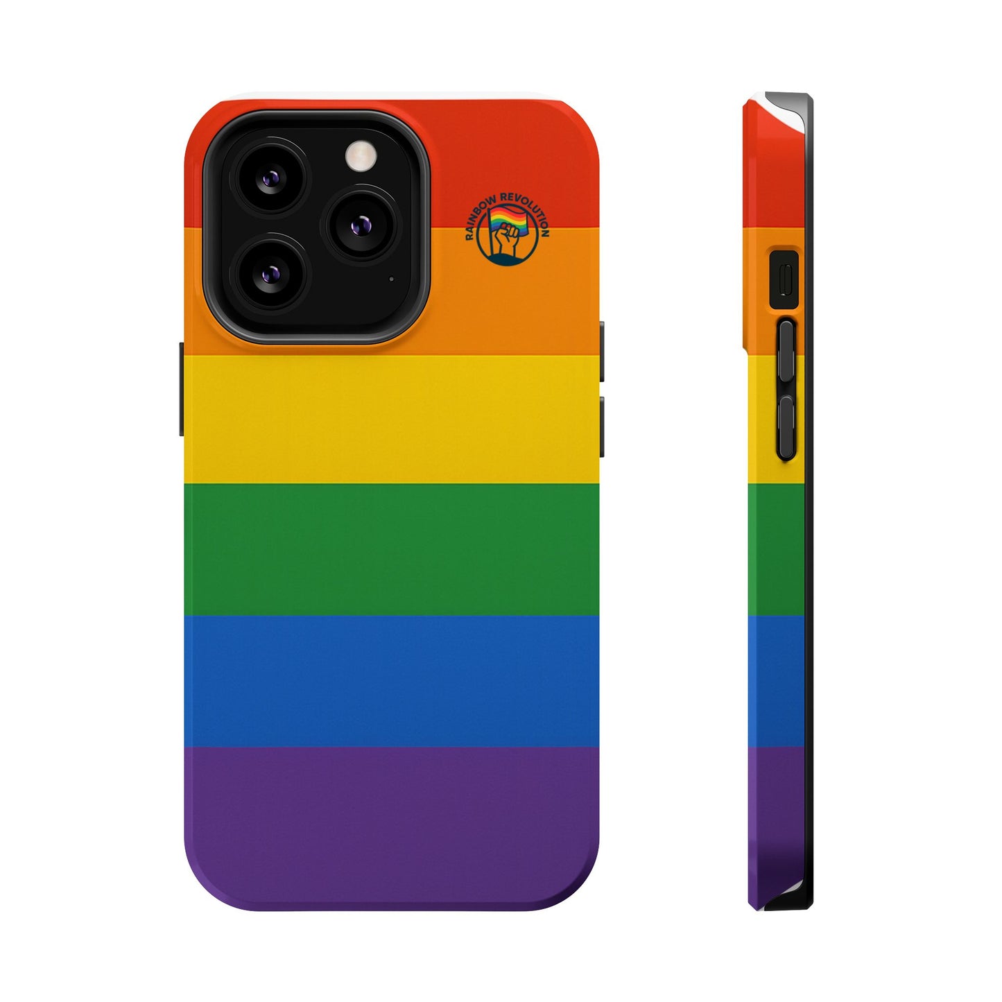 Rainbow Pride Magnetic Phone Case | LGBTQ+ Accessories, Colorful Phone Protection, Gift for Pride Month, Unique Cell Cover