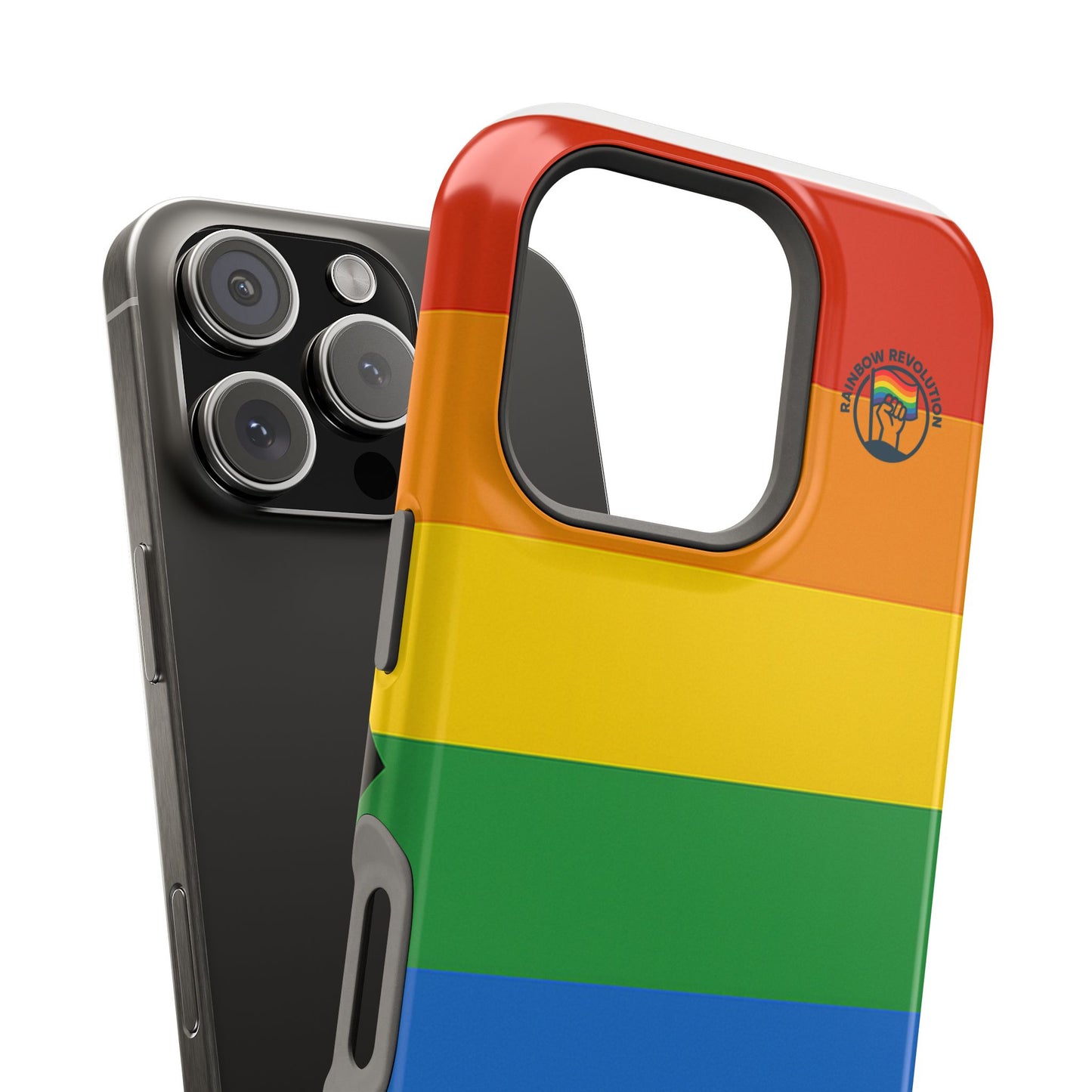 Rainbow Pride Magnetic Phone Case | LGBTQ+ Accessories, Colorful Phone Protection, Gift for Pride Month, Unique Cell Cover