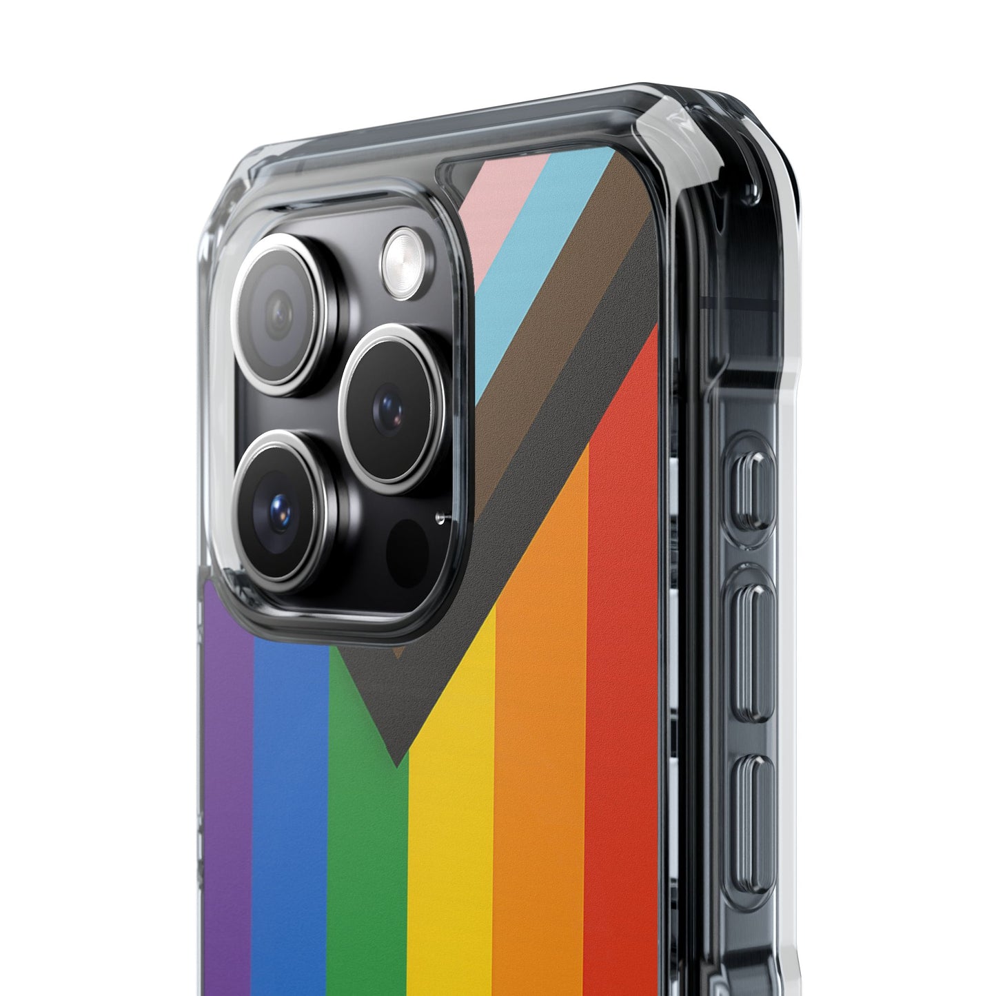 Pride Rainbow Phone Cases - Clear Impact Cases for LGBTQ+ Celebration, Phone Protection, Customizable, Gift for Allies and Friends