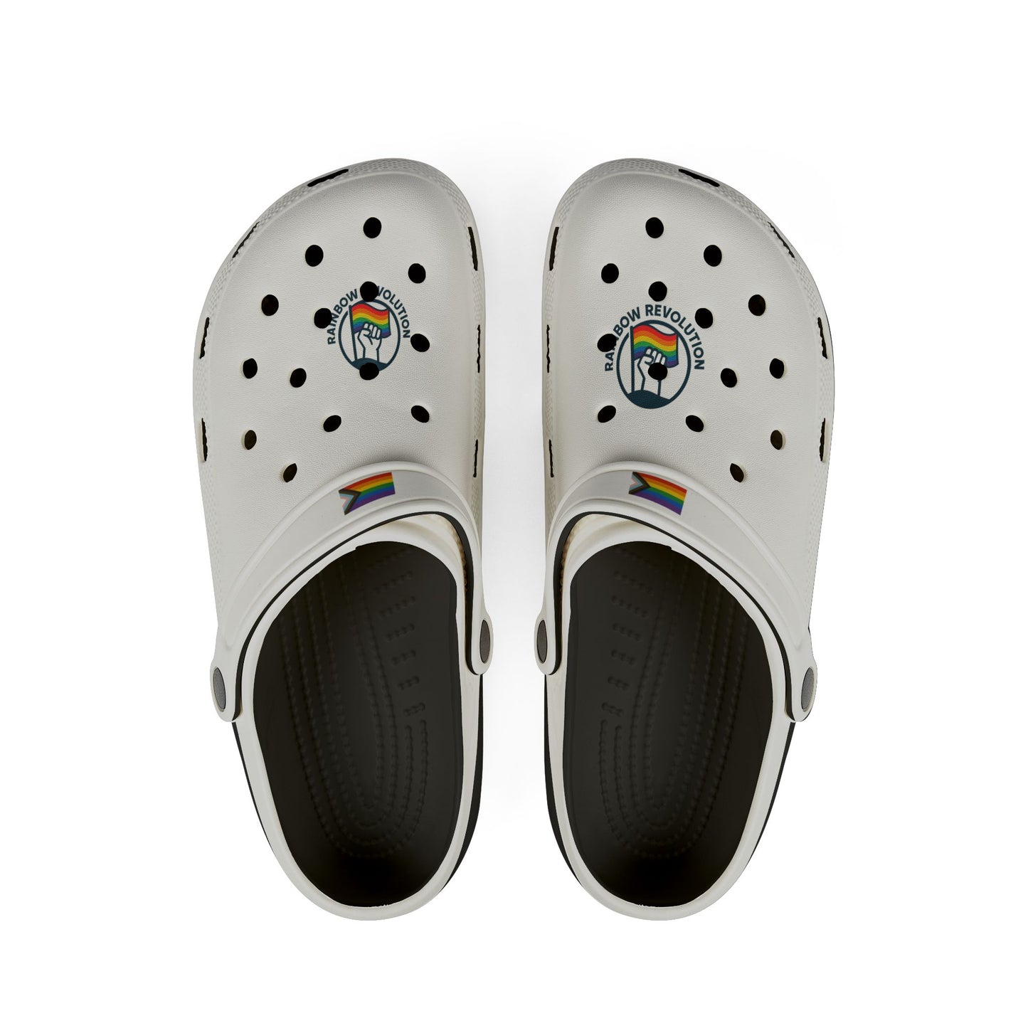 Colorful AOP EVA Foam Shoes, Fun Sliders, Casual Slip-Ons, Comfortable Outdoor Footwear, Summer Essentials, Pride Accessories