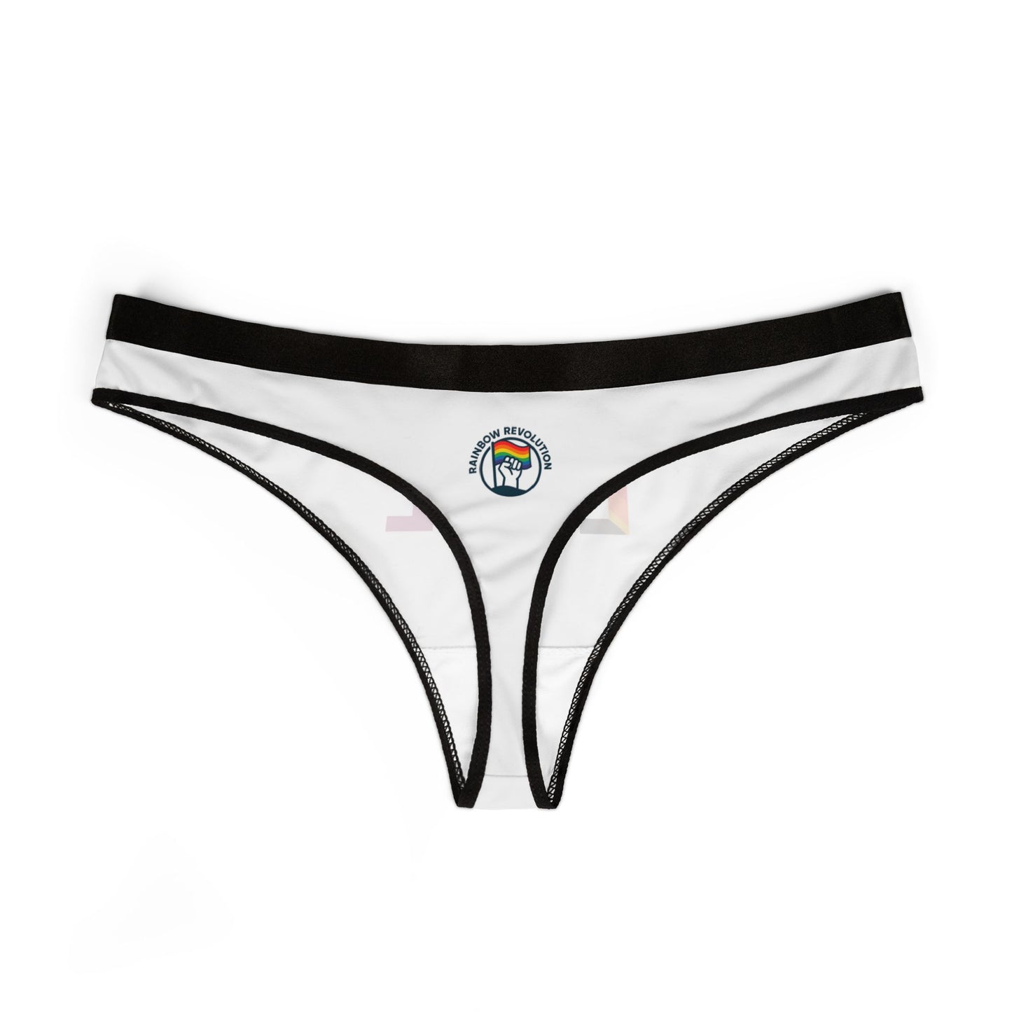Colorful Love Women's Thongs - Celebratory Intimates for Every Day, Pride, Anniversary, Gift for Her