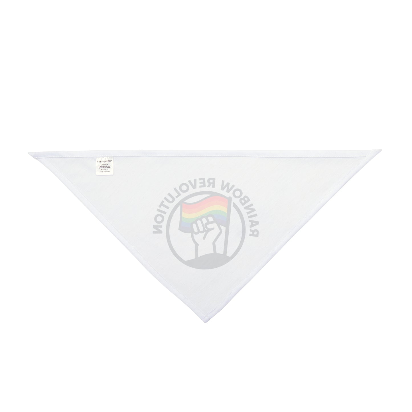 Pride Pet Bandana, Rainbow Revolution Dog Scarf, LGBTQ+ Accessories for Pets, Dog Fashion, Holiday Pet Wear