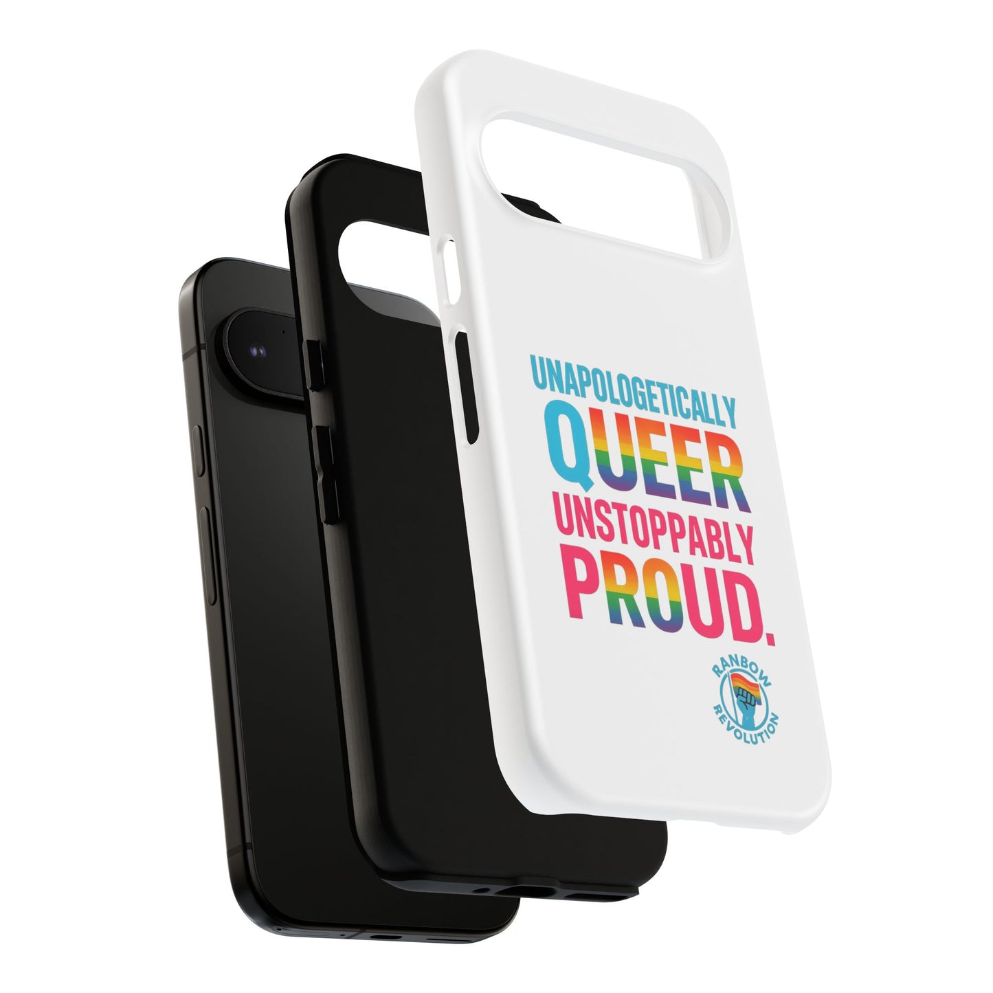 Pride Phone Case - Unapologetically Queer, LGBTQ+ Accessory, Colorful Phone Cover, Rainbow Gift, Queer Pride