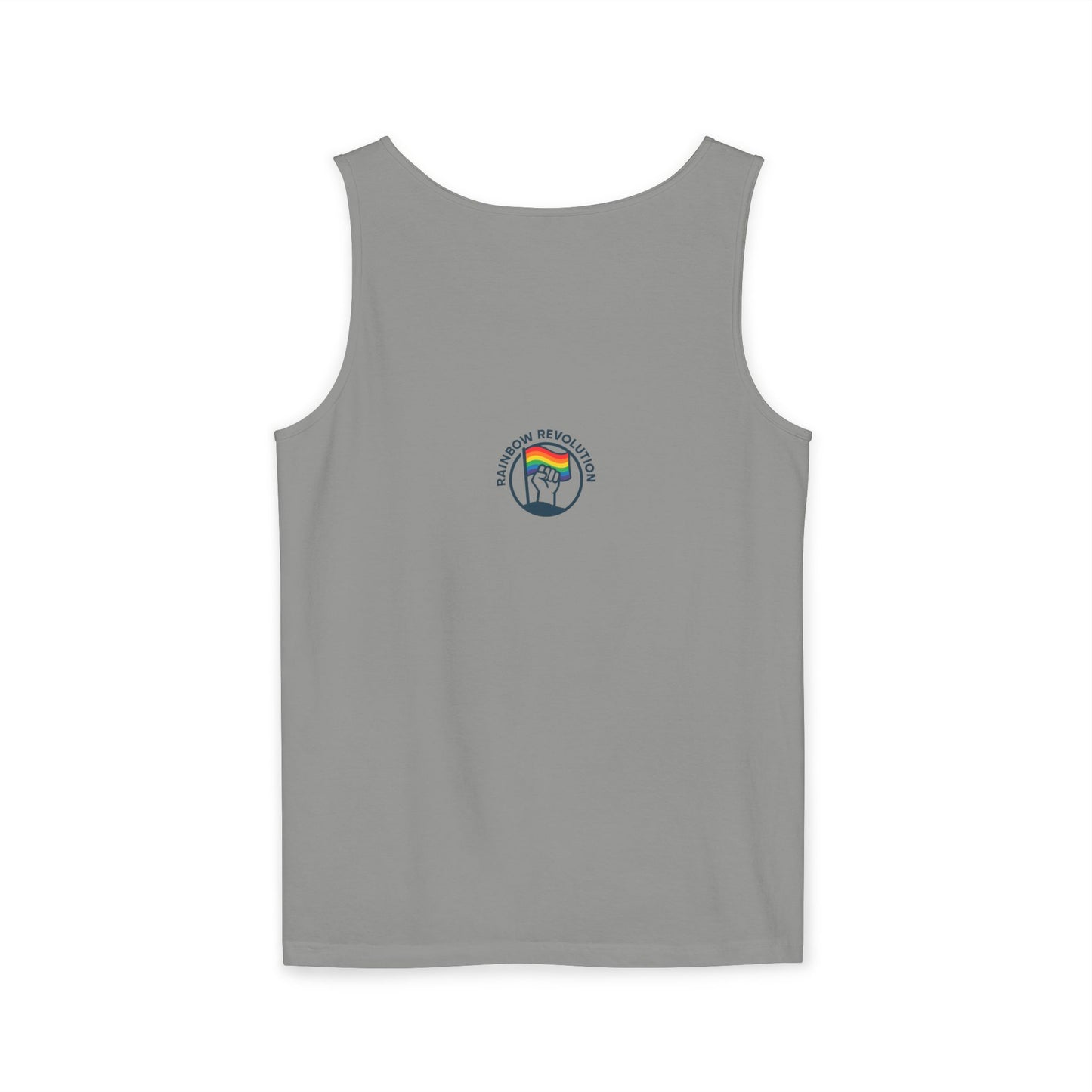 Pride Flame Tank Top | Unisex Garment-Dyed Tank, LGBTQ+ Apparel, Colorful Summer Wear, Festival Clothing, Gay Pride Merchandise