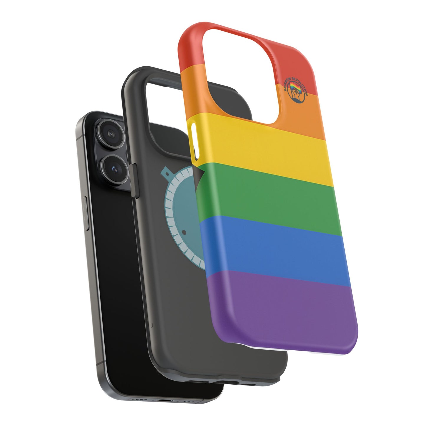 Rainbow Pride Magnetic Phone Case | LGBTQ+ Accessories, Colorful Phone Protection, Gift for Pride Month, Unique Cell Cover