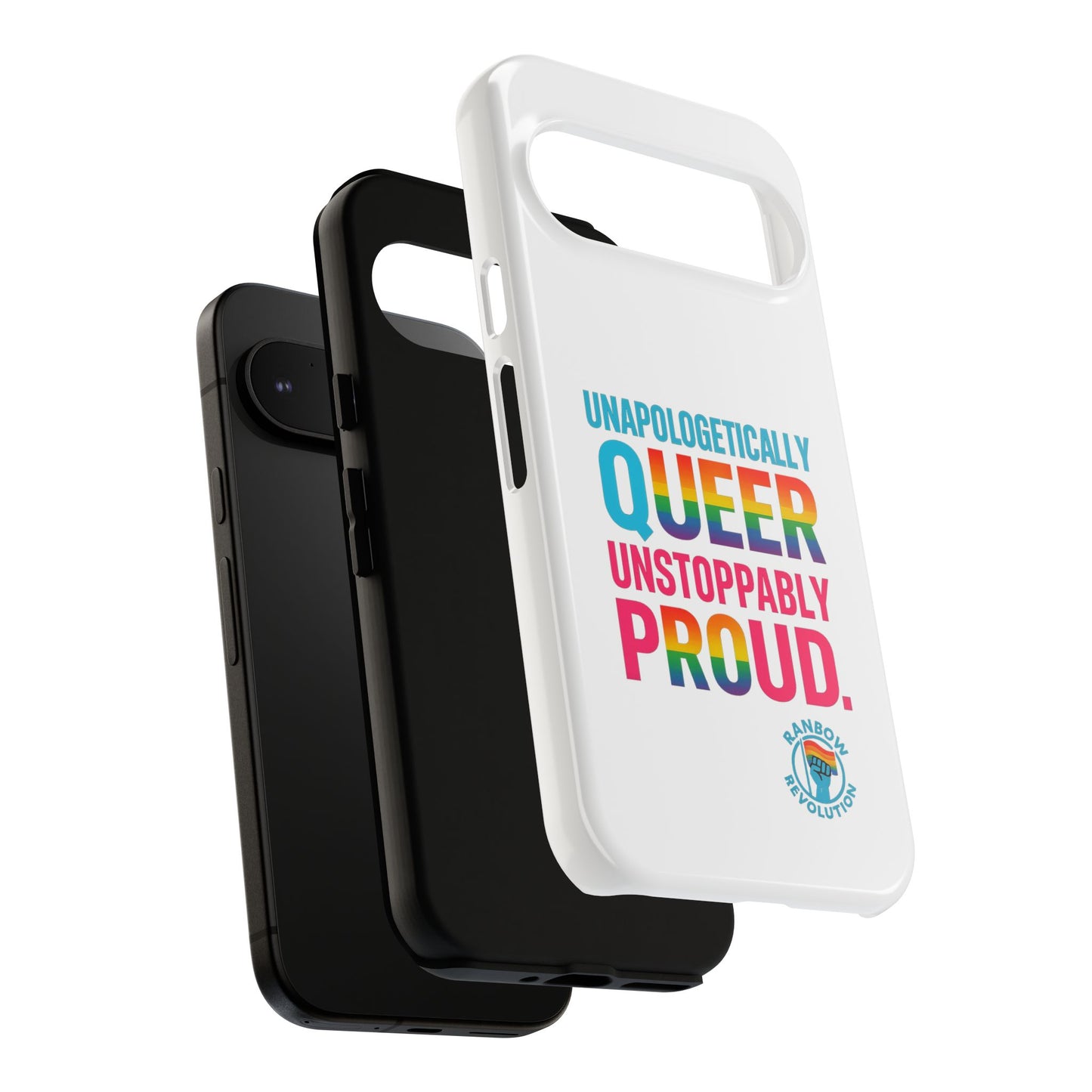 Pride Phone Case - Unapologetically Queer, LGBTQ+ Accessory, Colorful Phone Cover, Rainbow Gift, Queer Pride