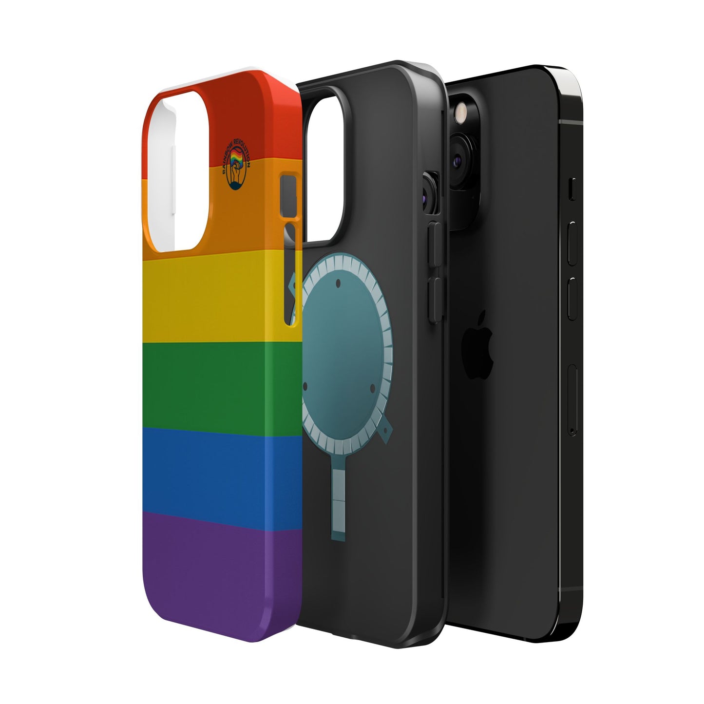 Rainbow Pride Magnetic Phone Case | LGBTQ+ Accessories, Colorful Phone Protection, Gift for Pride Month, Unique Cell Cover