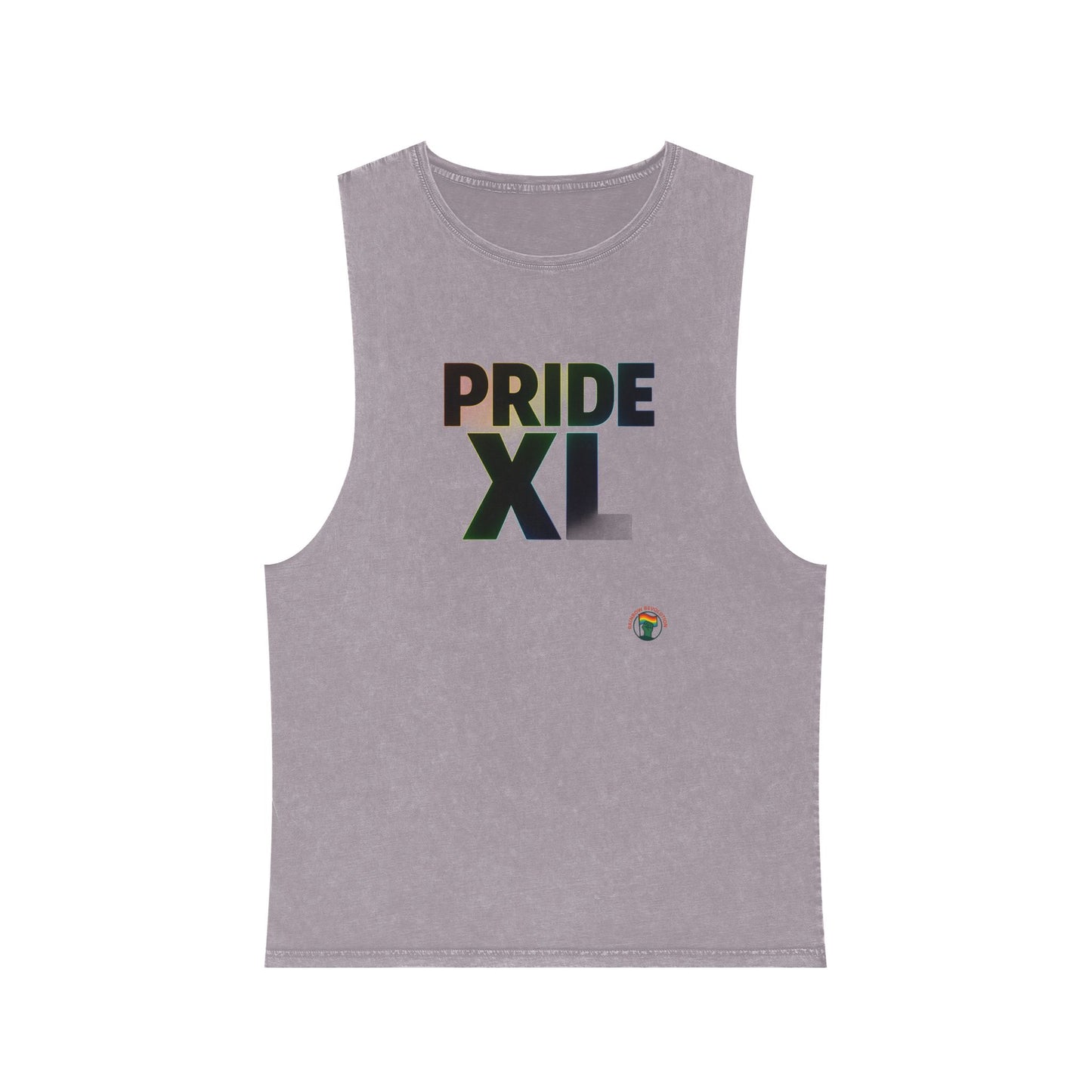 Pride Stonewash Tank Top, Unisex Pride Shirt, LGBTQ+ Apparel, Summer Pride Wear, Festival Outfit, Gay Pride Clothing