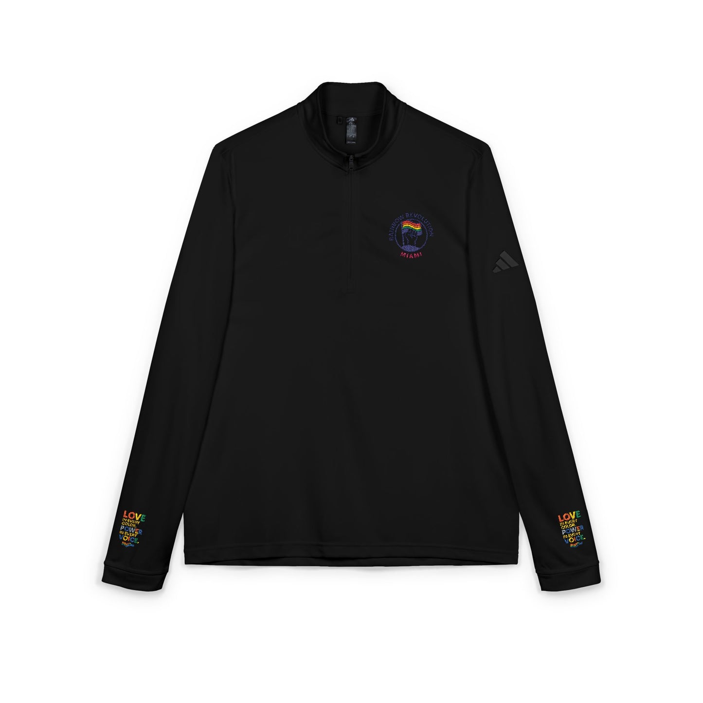 Adidas Quarter-Zip Pullover - Comfortable Embroidered Athletic Wear, Sports Jacket, Casual Layer, Gift for Fitness Lovers, Activewear