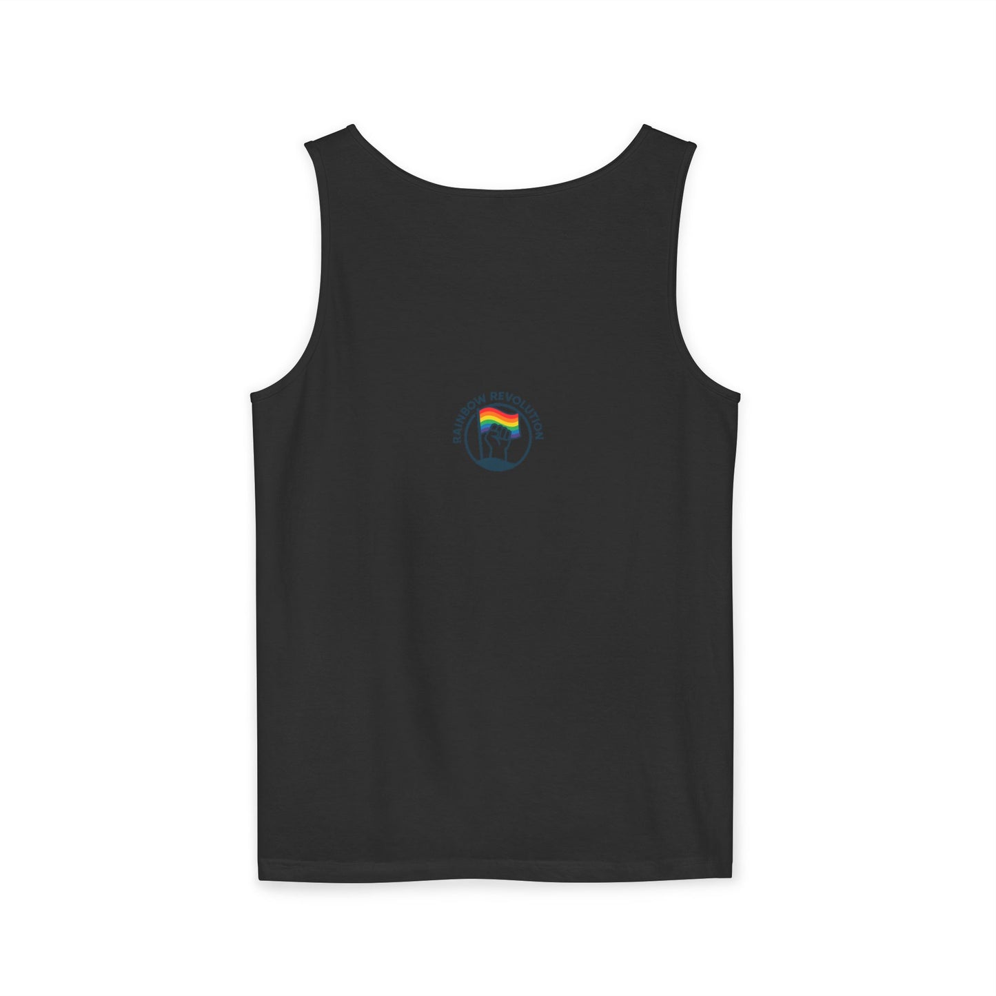 Pride Flame Tank Top | Unisex Garment-Dyed Tank, LGBTQ+ Apparel, Colorful Summer Wear, Festival Clothing, Gay Pride Merchandise
