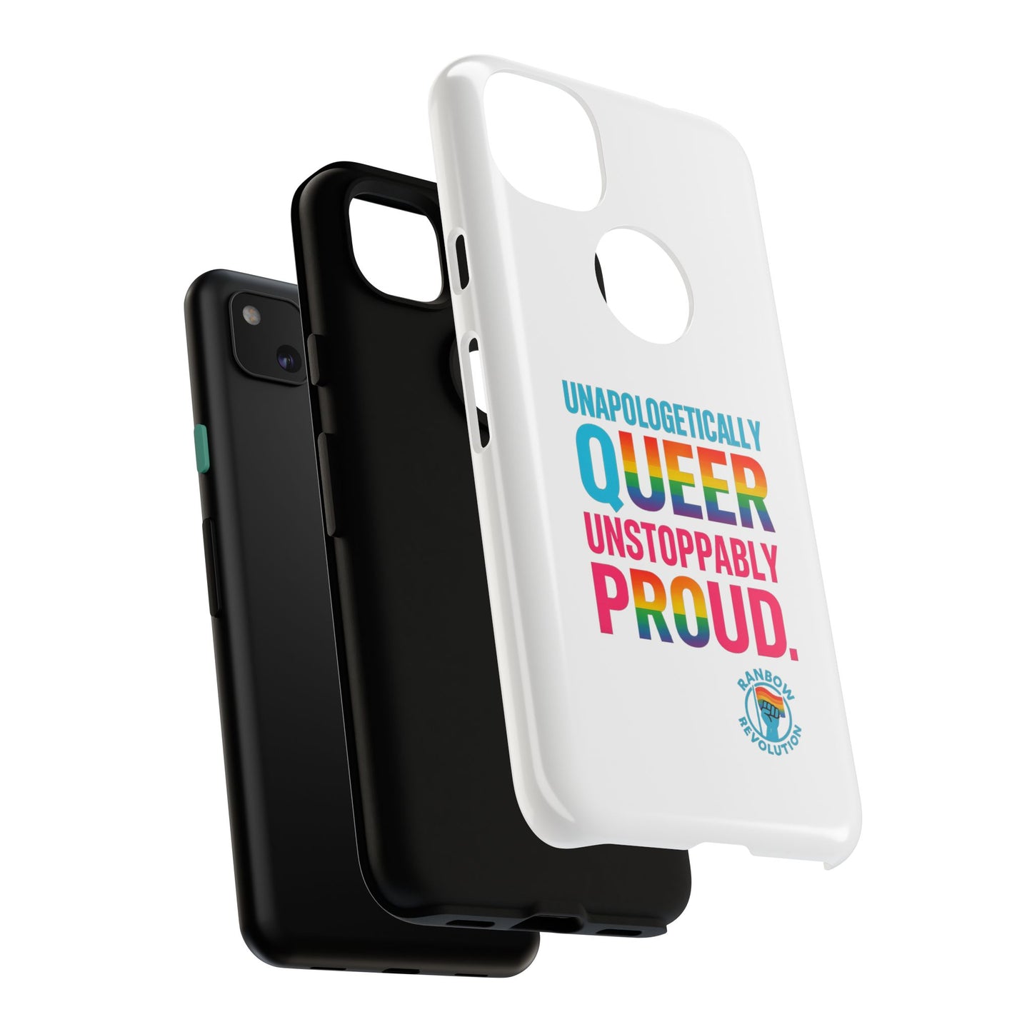 Pride Phone Case - Unapologetically Queer, LGBTQ+ Accessory, Colorful Phone Cover, Rainbow Gift, Queer Pride