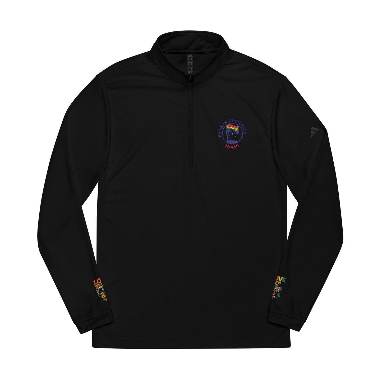 Adidas Quarter-Zip Pullover - Comfortable Embroidered Athletic Wear, Sports Jacket, Casual Layer, Gift for Fitness Lovers, Activewear