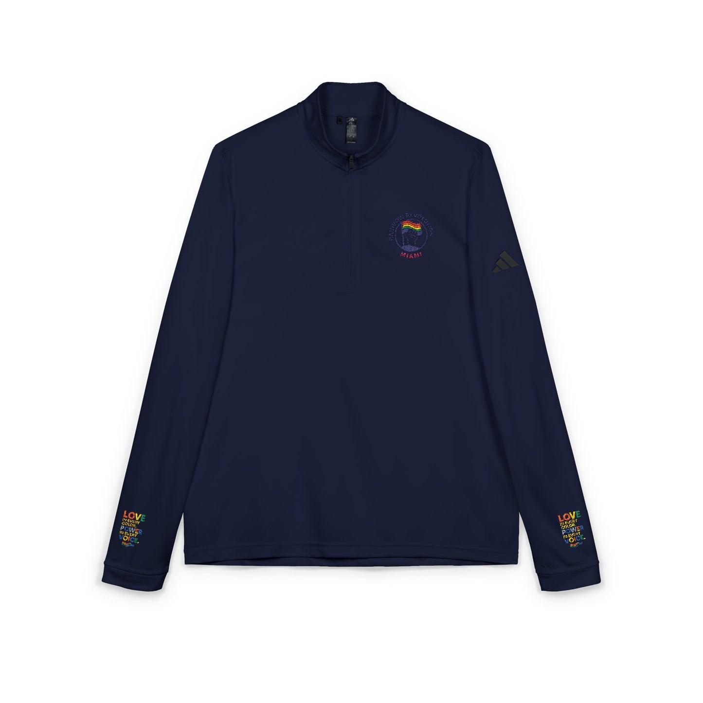 Adidas Quarter-Zip Pullover - Comfortable Embroidered Athletic Wear, Sports Jacket, Casual Layer, Gift for Fitness Lovers, Activewear