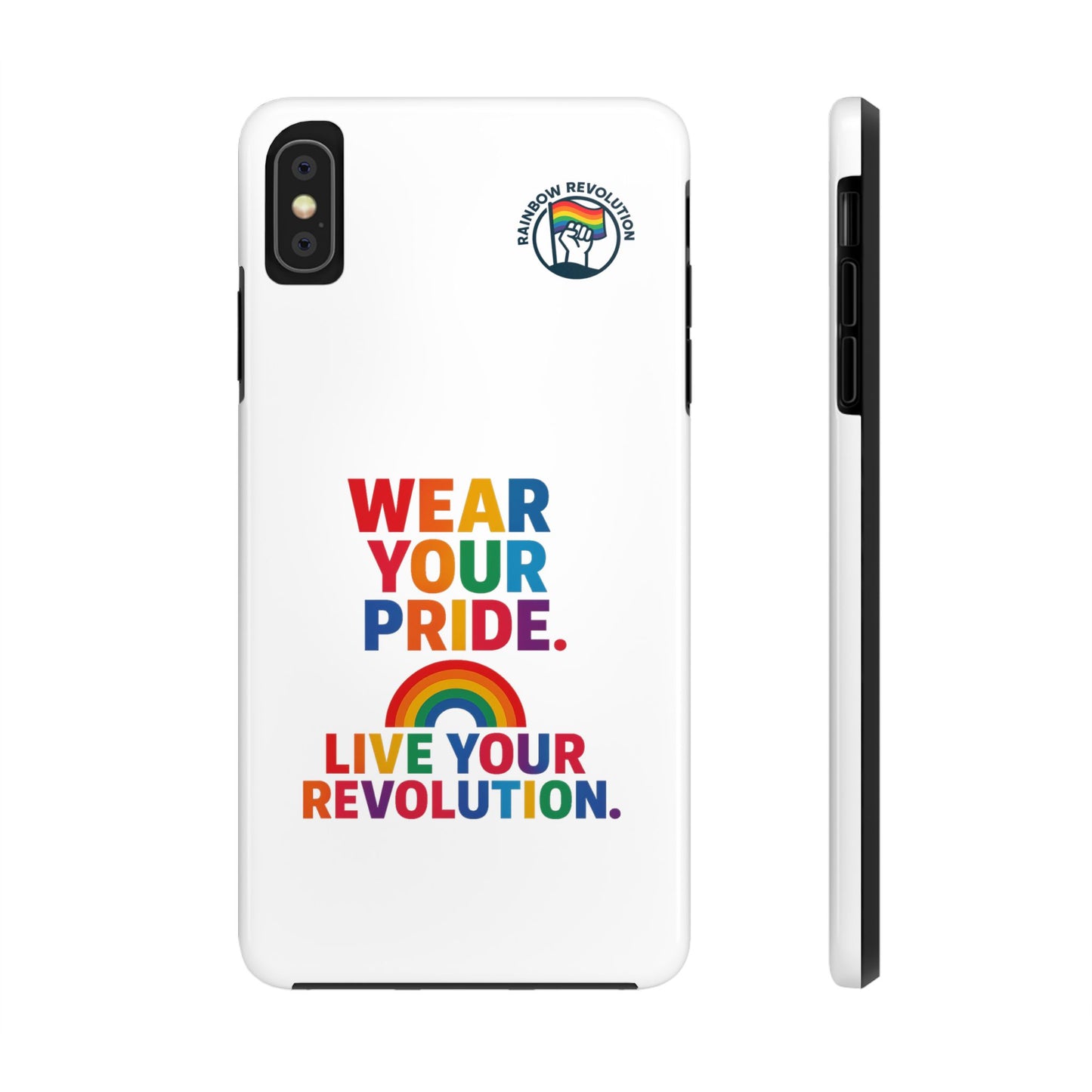 Pride Phone Cases - Wear Your Pride, Live Your Revolution - LGBTQ+ Accessories, Colorful Cases, Gift for Pride Month, Support Equality