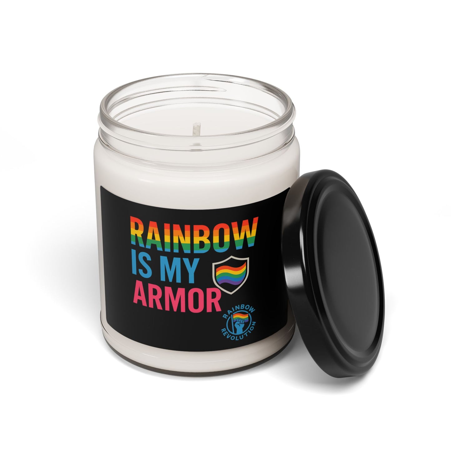 Rainbow Pride Scented Candle | LGBTQ+ Home Decor, Aromatherapy Gift, Eco-Friendly Candle, Candle for Self-Care, Pride Celebrations
