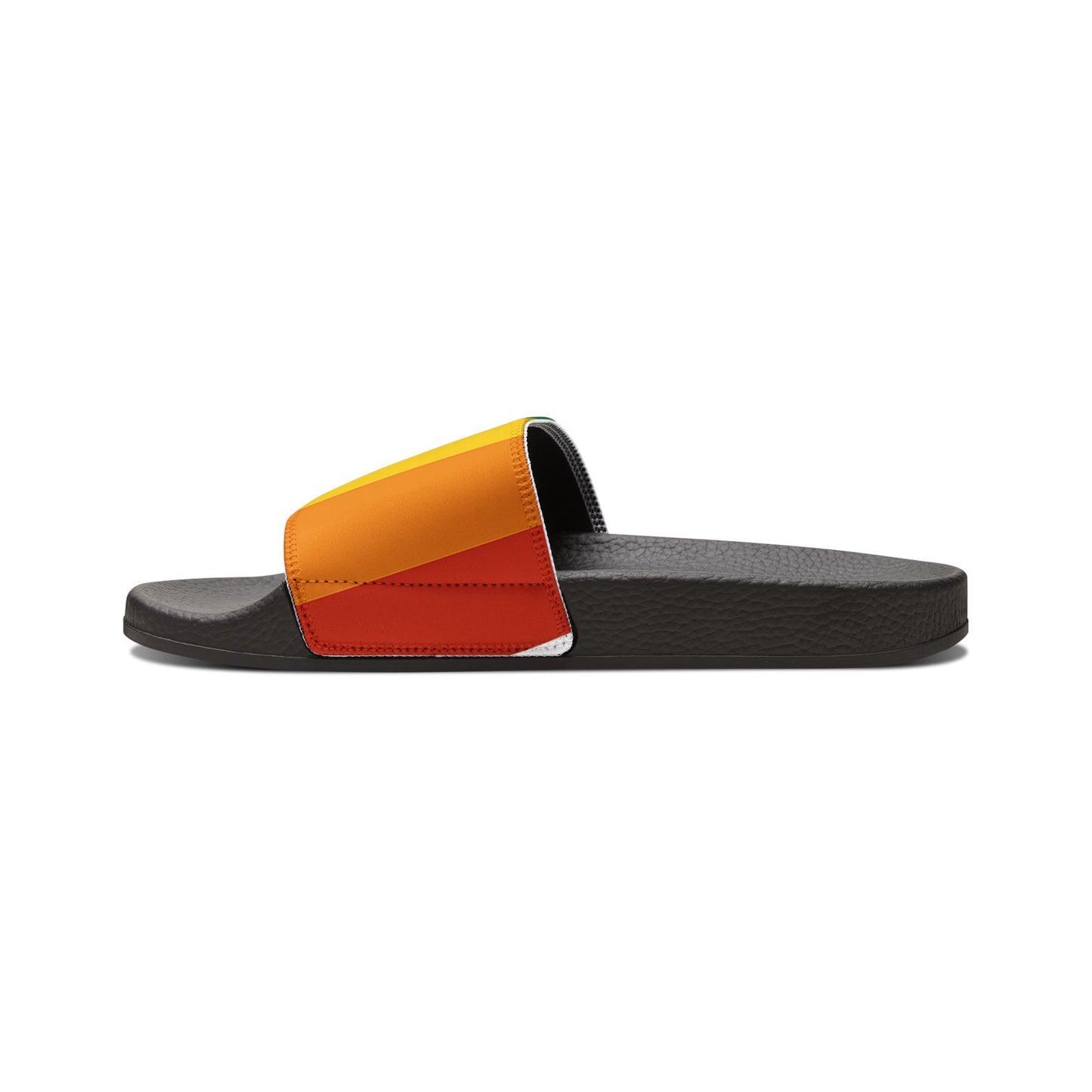 Vibrant Pride Sandals, Men's Summer Footwear, LGBTQ+ Support, Removable-Strap Slide Sandals, Beachwear, Casual Comfort