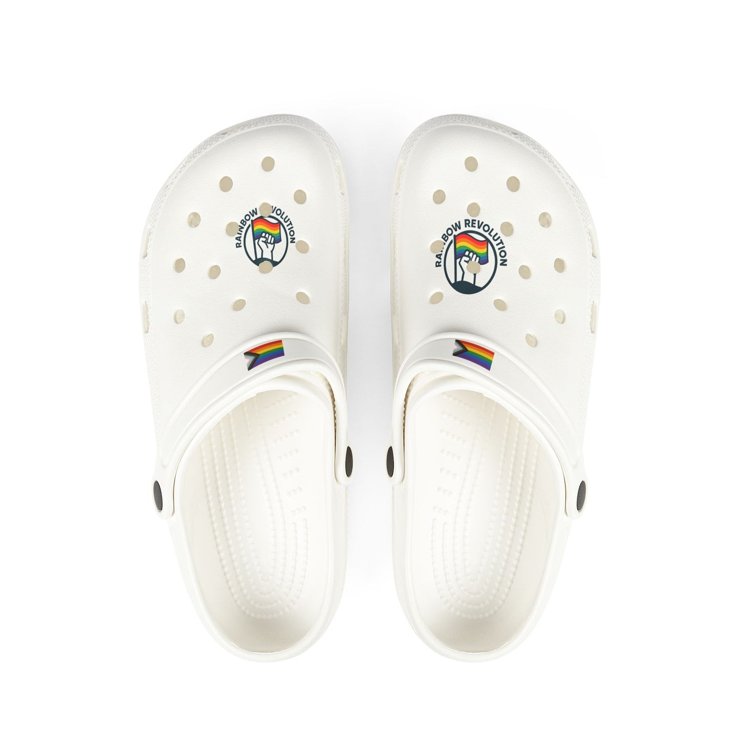 Colorful AOP EVA Foam Shoes, Fun Sliders, Casual Slip-Ons, Comfortable Outdoor Footwear, Summer Essentials, Pride Accessories