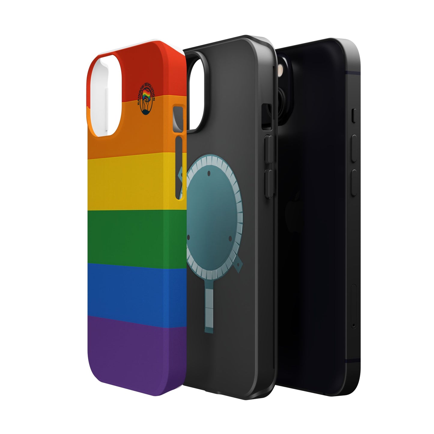 Rainbow Pride Magnetic Phone Case | LGBTQ+ Accessories, Colorful Phone Protection, Gift for Pride Month, Unique Cell Cover