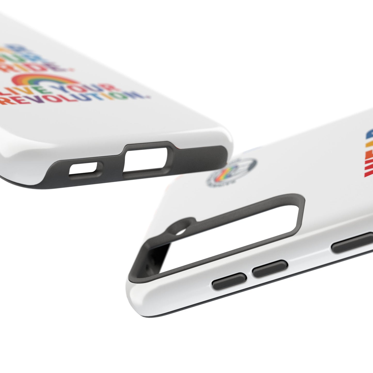 Pride Phone Cases - Wear Your Pride, Live Your Revolution - LGBTQ+ Accessories, Colorful Cases, Gift for Pride Month, Support Equality