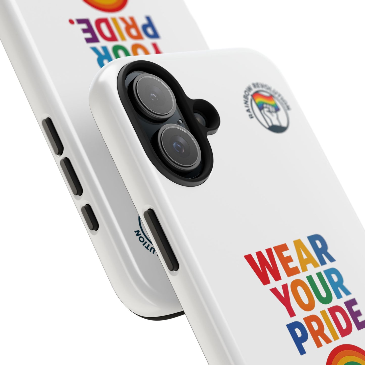 Pride Phone Cases - Wear Your Pride, Live Your Revolution - LGBTQ+ Accessories, Colorful Cases, Gift for Pride Month, Support Equality