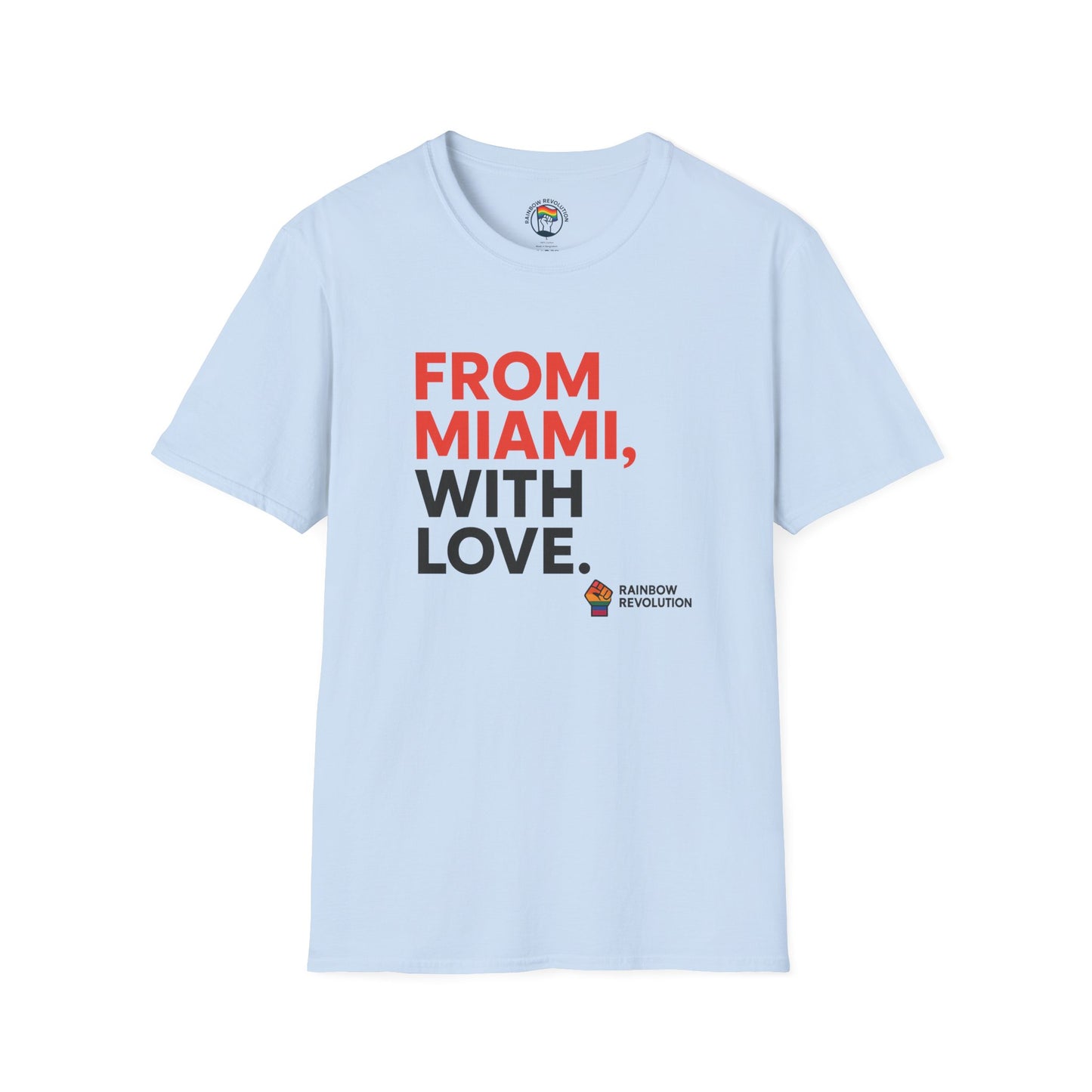 Miami Love Unisex T-Shirt, Casual Tee, Travel Souvenir, Gift for Him or Her, Statement Shirt, Summer Wear
