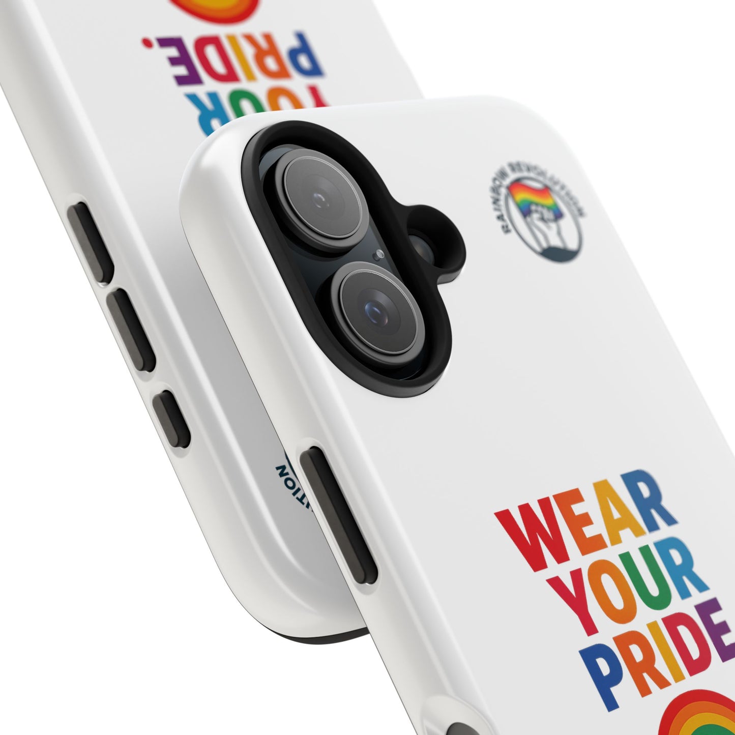 Pride Phone Cases - Wear Your Pride, Live Your Revolution - LGBTQ+ Accessories, Colorful Cases, Gift for Pride Month, Support Equality