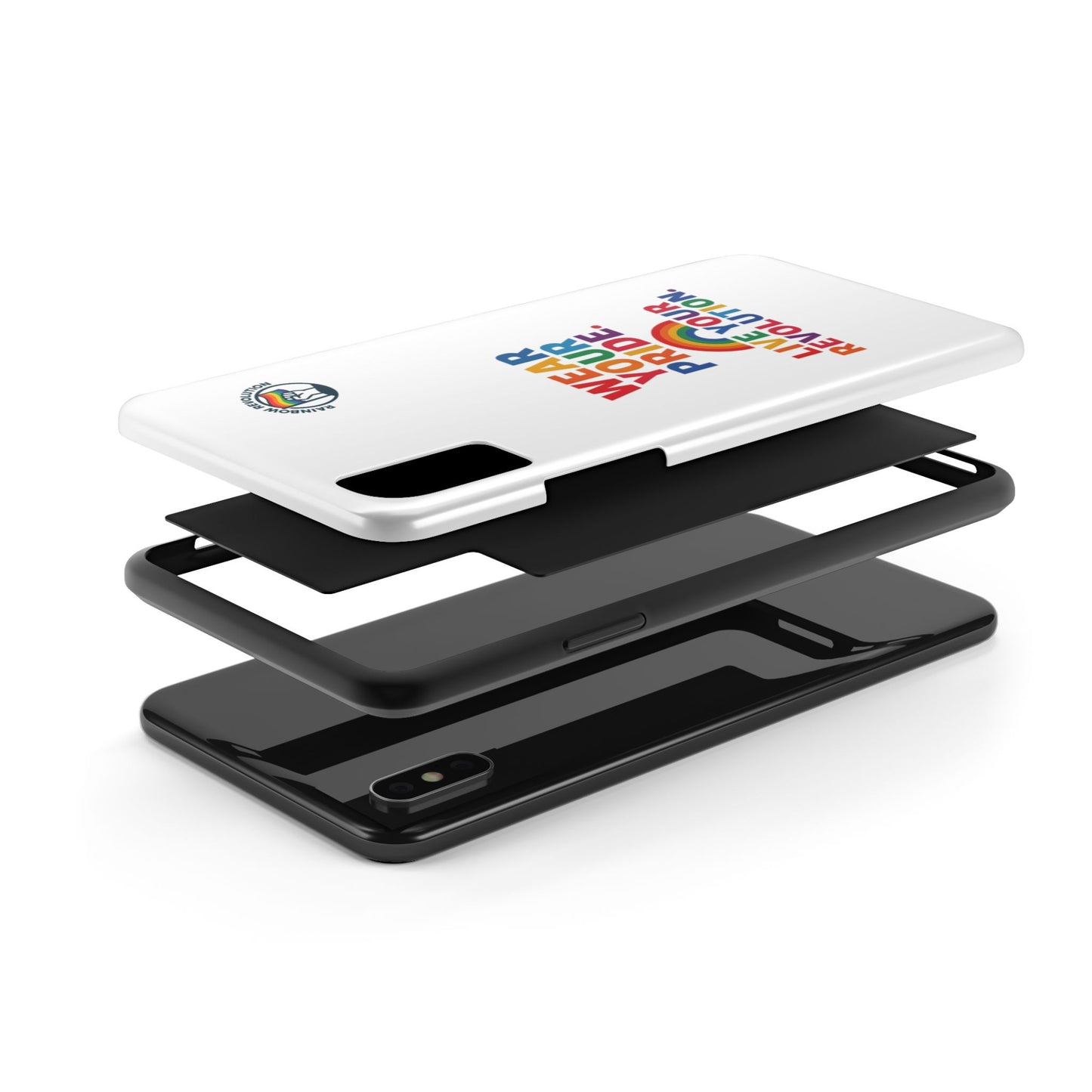 Pride Phone Cases - Wear Your Pride, Live Your Revolution - LGBTQ+ Accessories, Colorful Cases, Gift for Pride Month, Support Equality